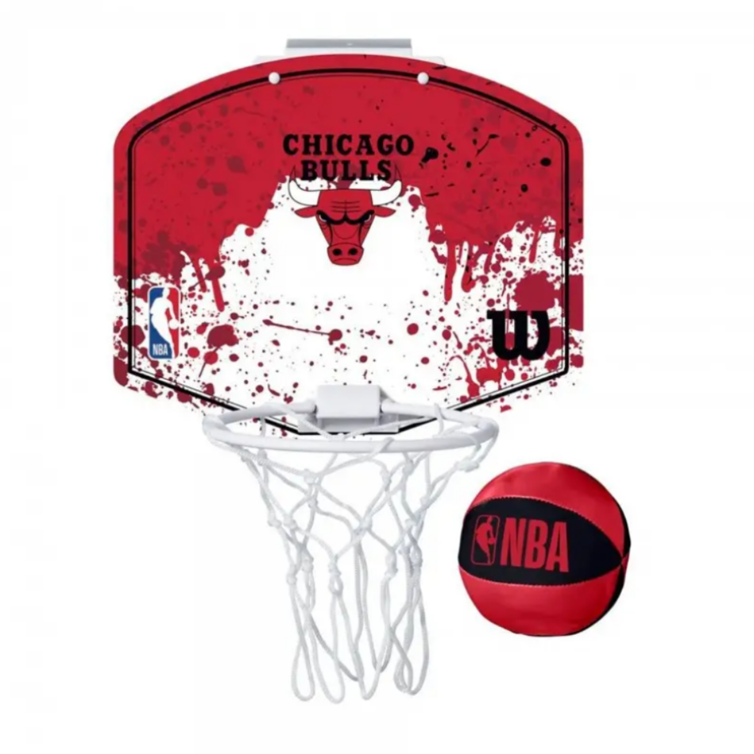 Set Minicanasta Wilson Nba Team Chicago Bulls - rojo-blanco - 