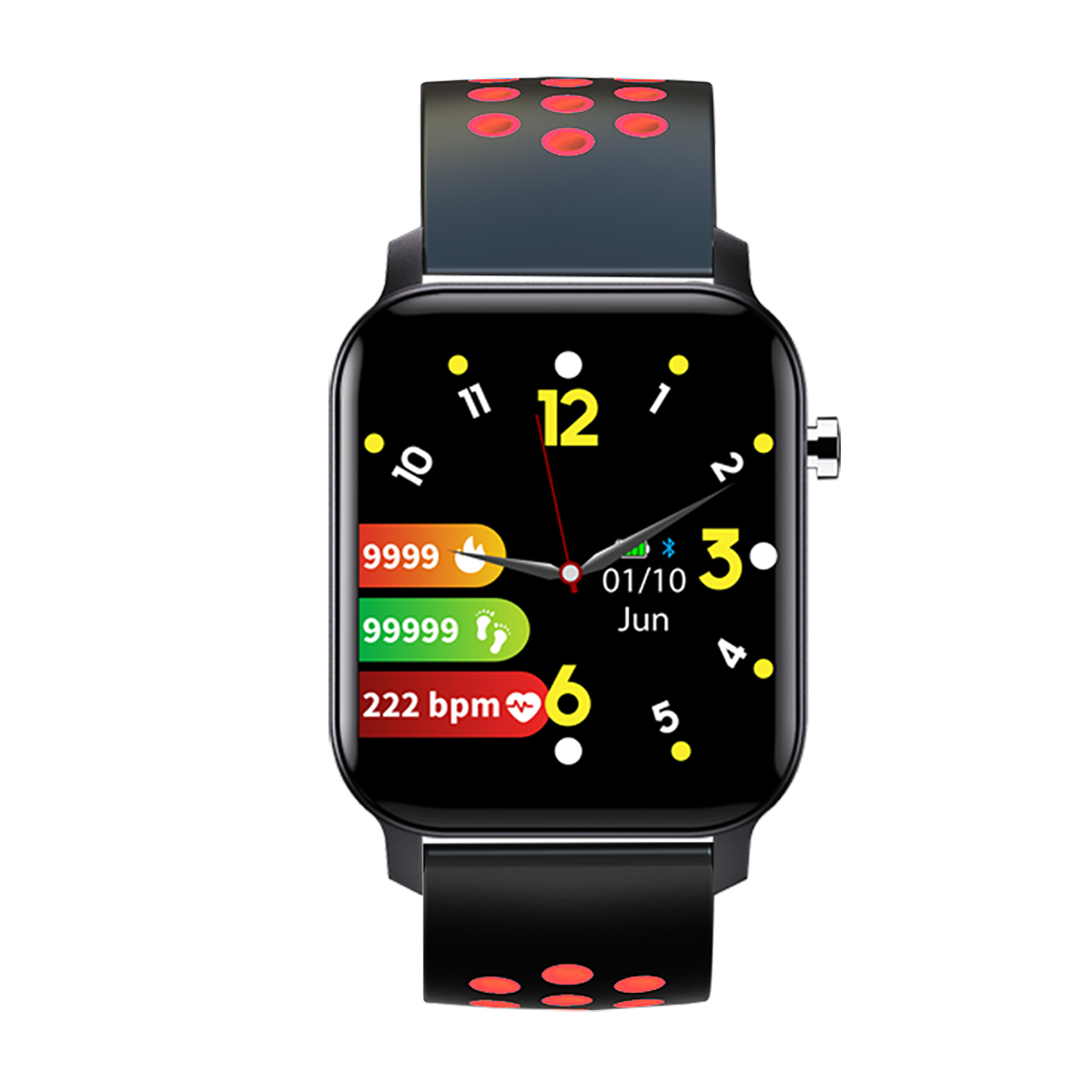 Smartwatch Multisport Leotec  Bip 2plus - rojo - 