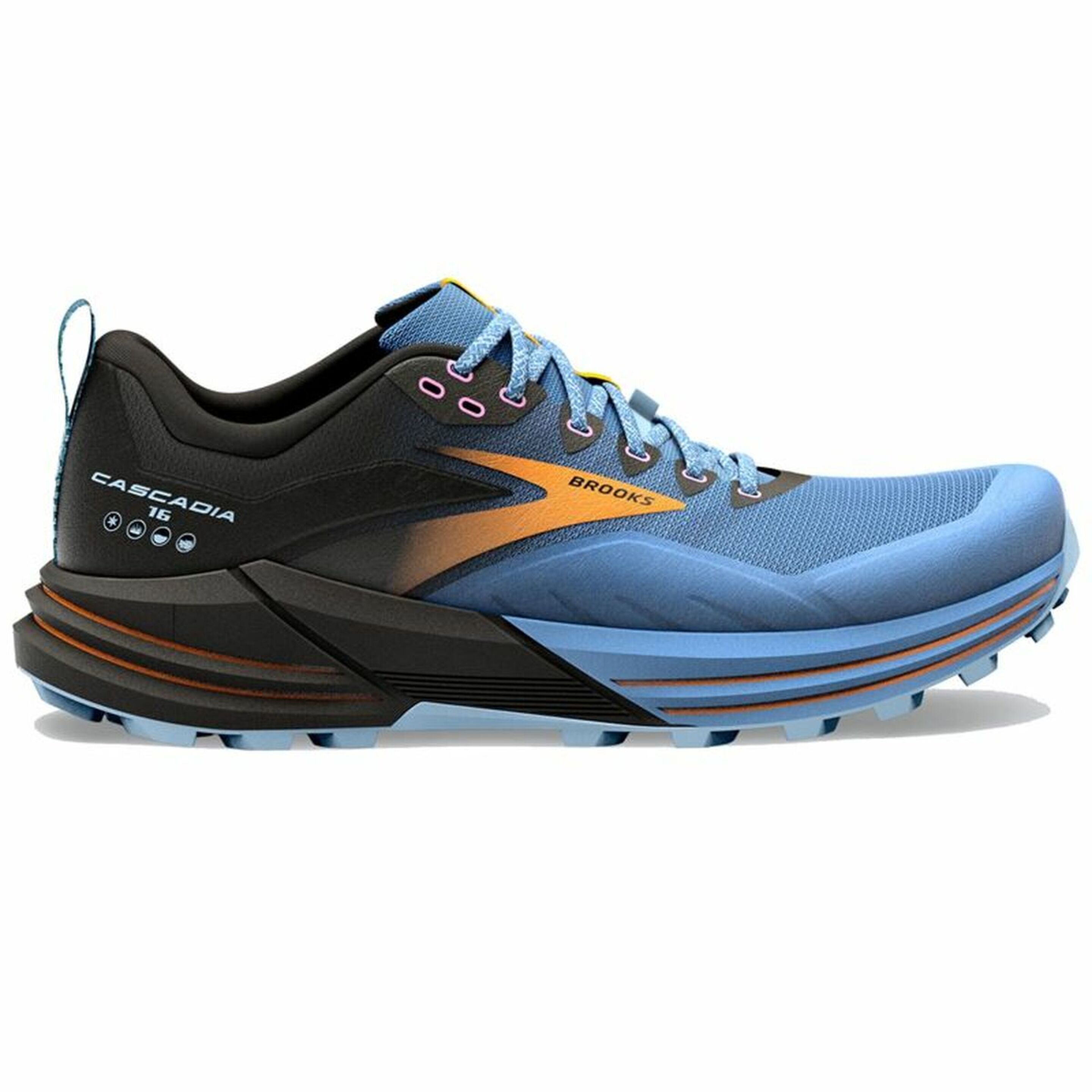 Zapatillas De Running Brooks Cascadia 16 - negro-azul - 
