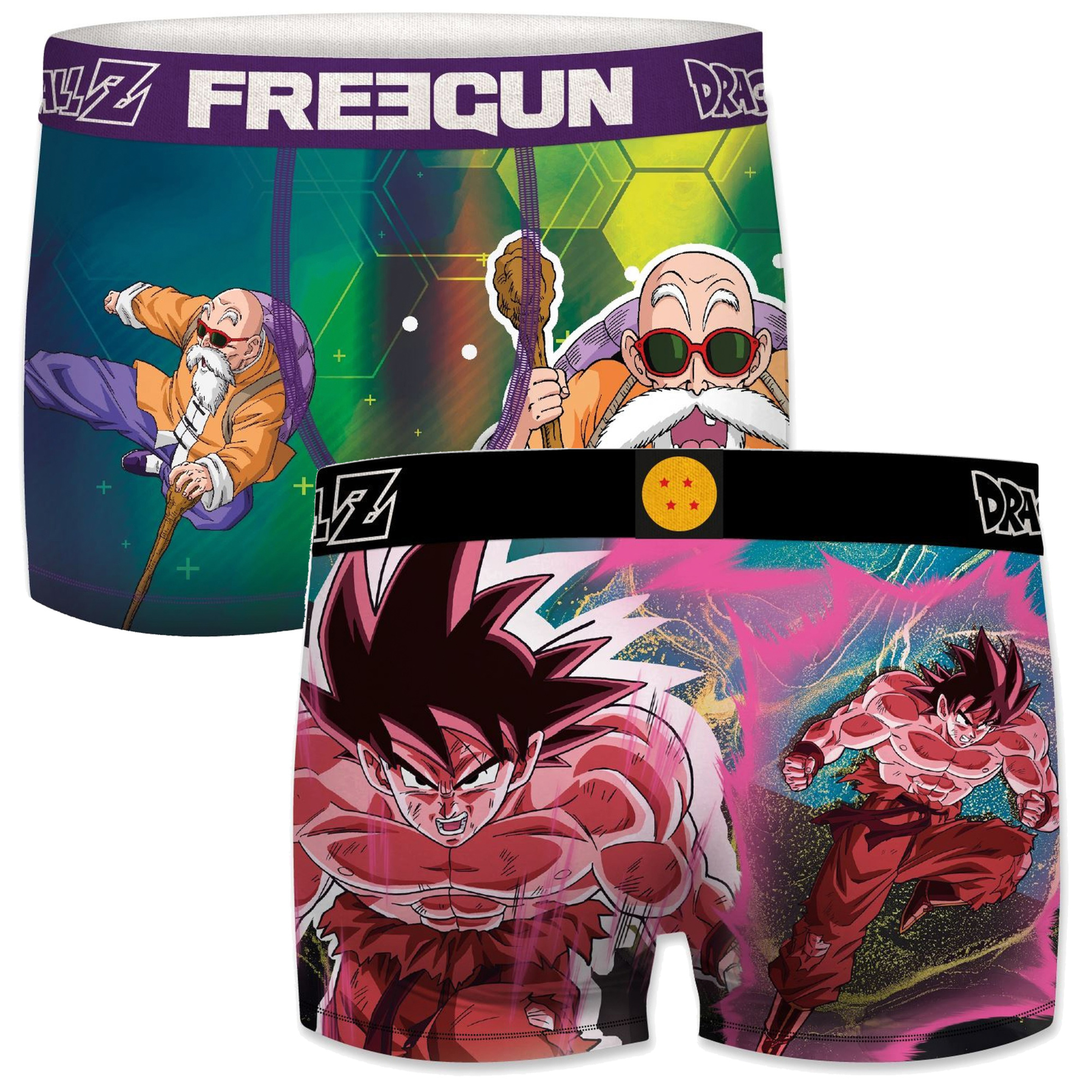 Pack 2 Calzoncillos Freegun Tortue & Goku