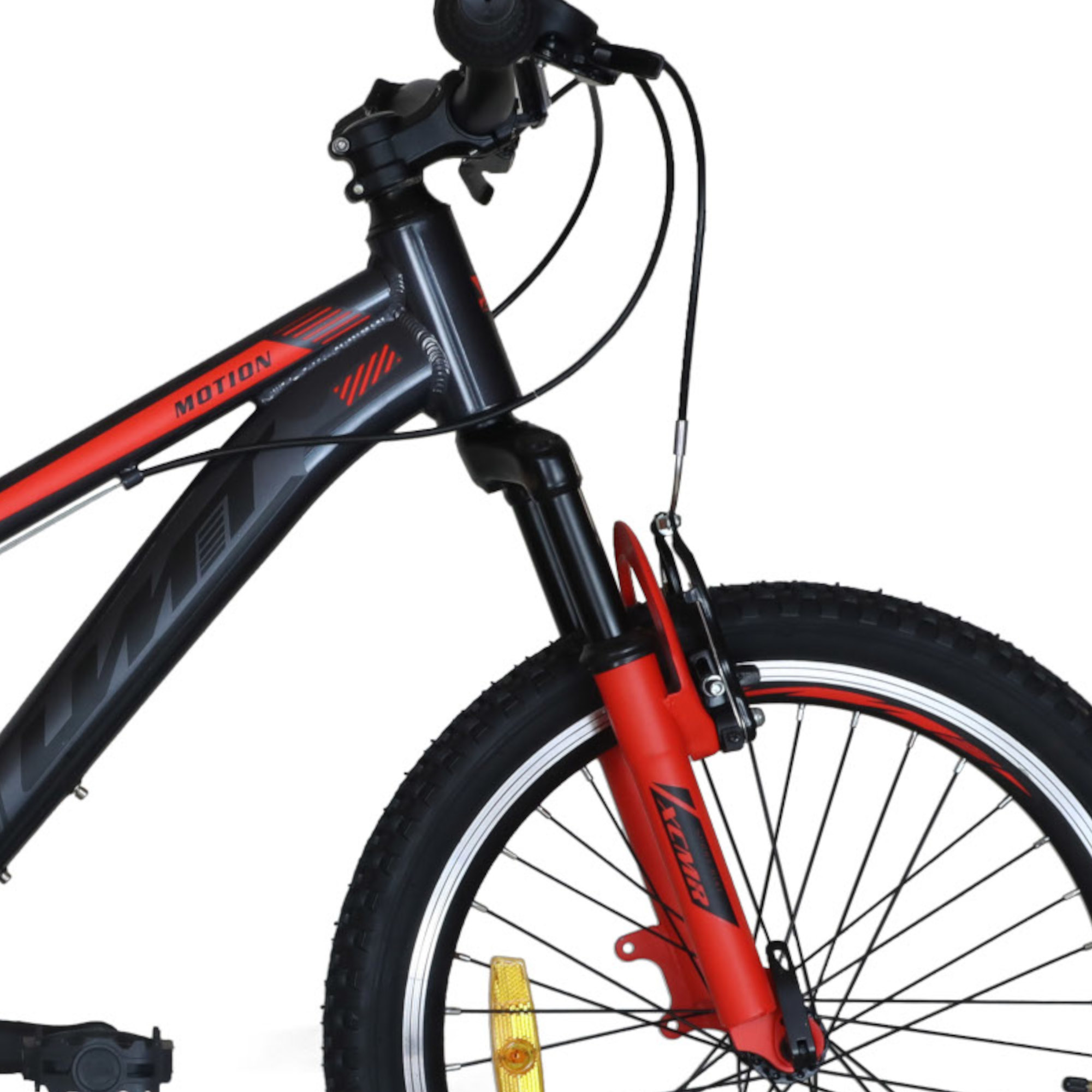 Bicicleta Infantil Umit 4motion 20” Alumínio Para Crianças De 5 A 8 Anos Cor Preto