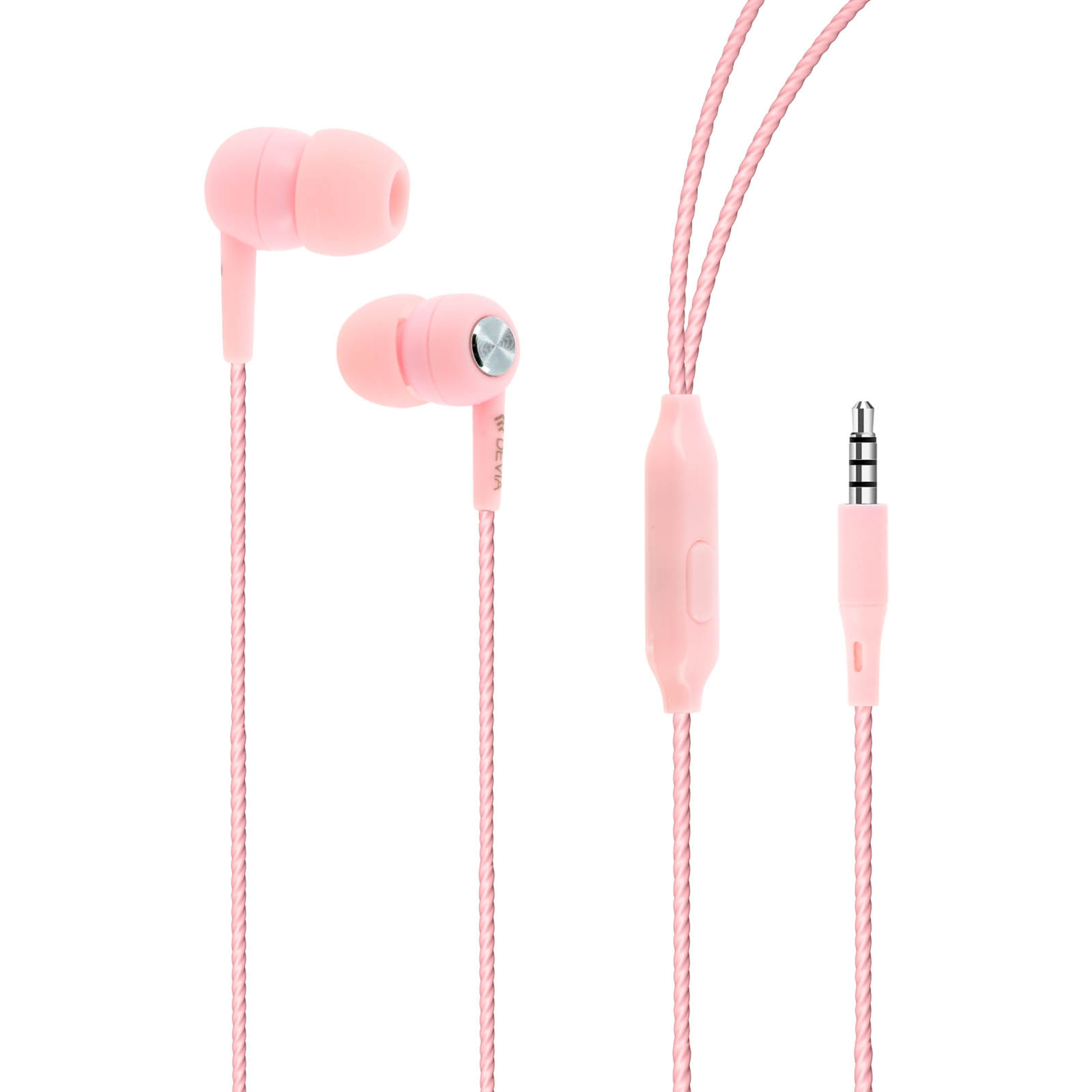 Auriculares Intrauditivos Devia Con Micrófono Y Botones Antinudoss