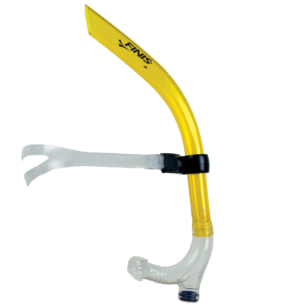 Tubo Frontal Swimmer's Snorkel Junior Finis - amarillo - 