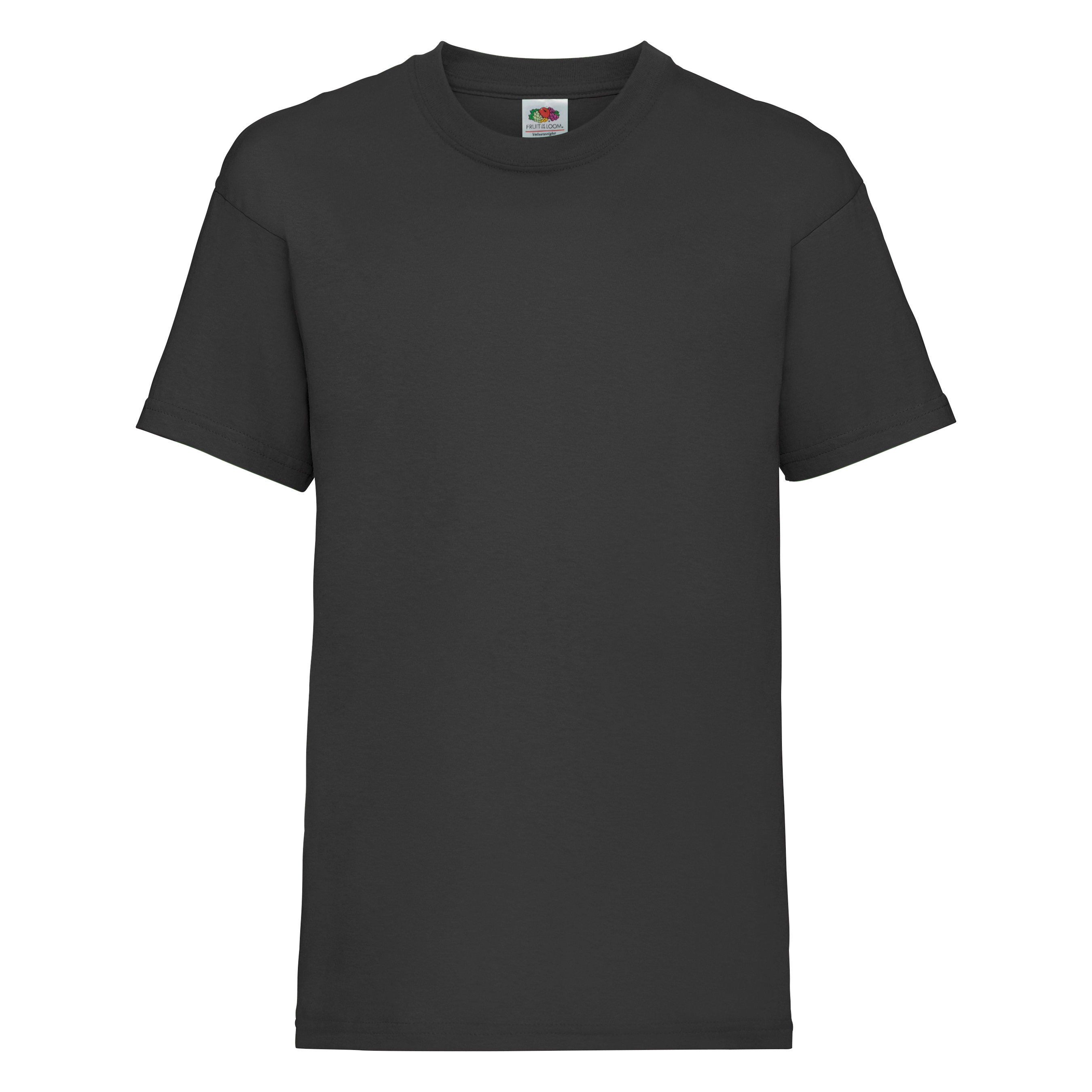 Camiseta Básica De Manga Corta 100% Algodon (paquete De 2) - negro - 
