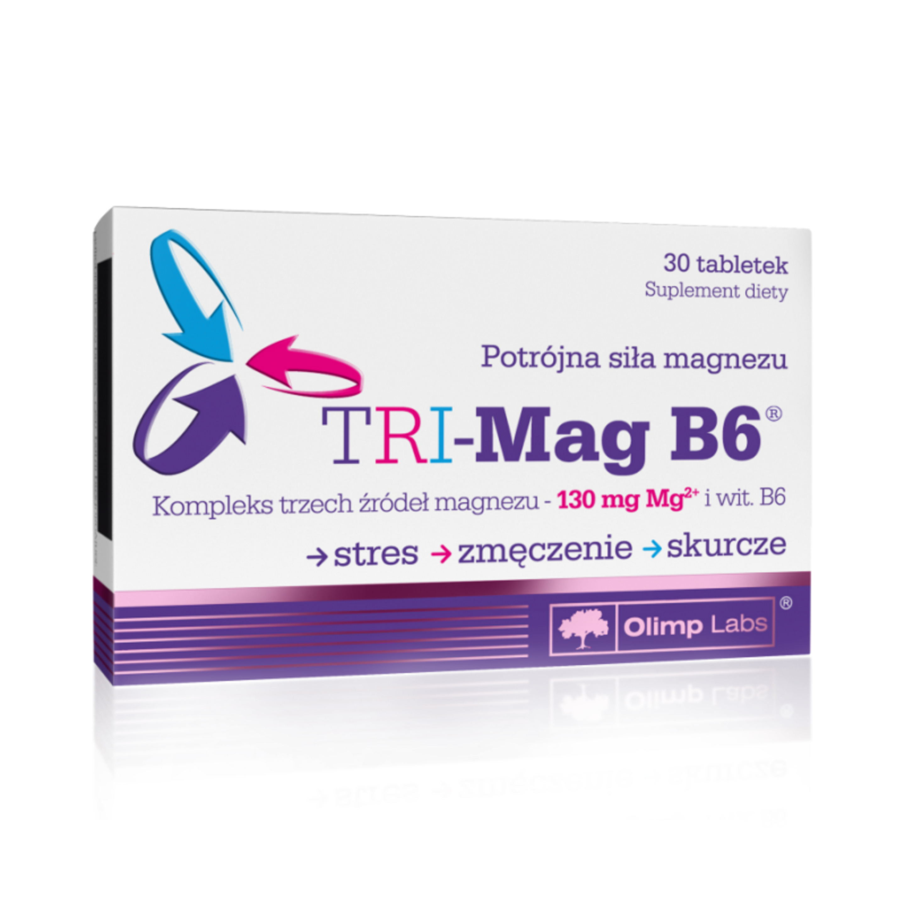 Tri-magnésio B6 - 30comp - Sin Sabor