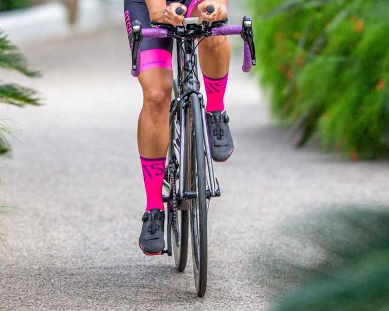 Meias De Ciclismo High Cut Fluor Pink Otso | Sport Zone MKP