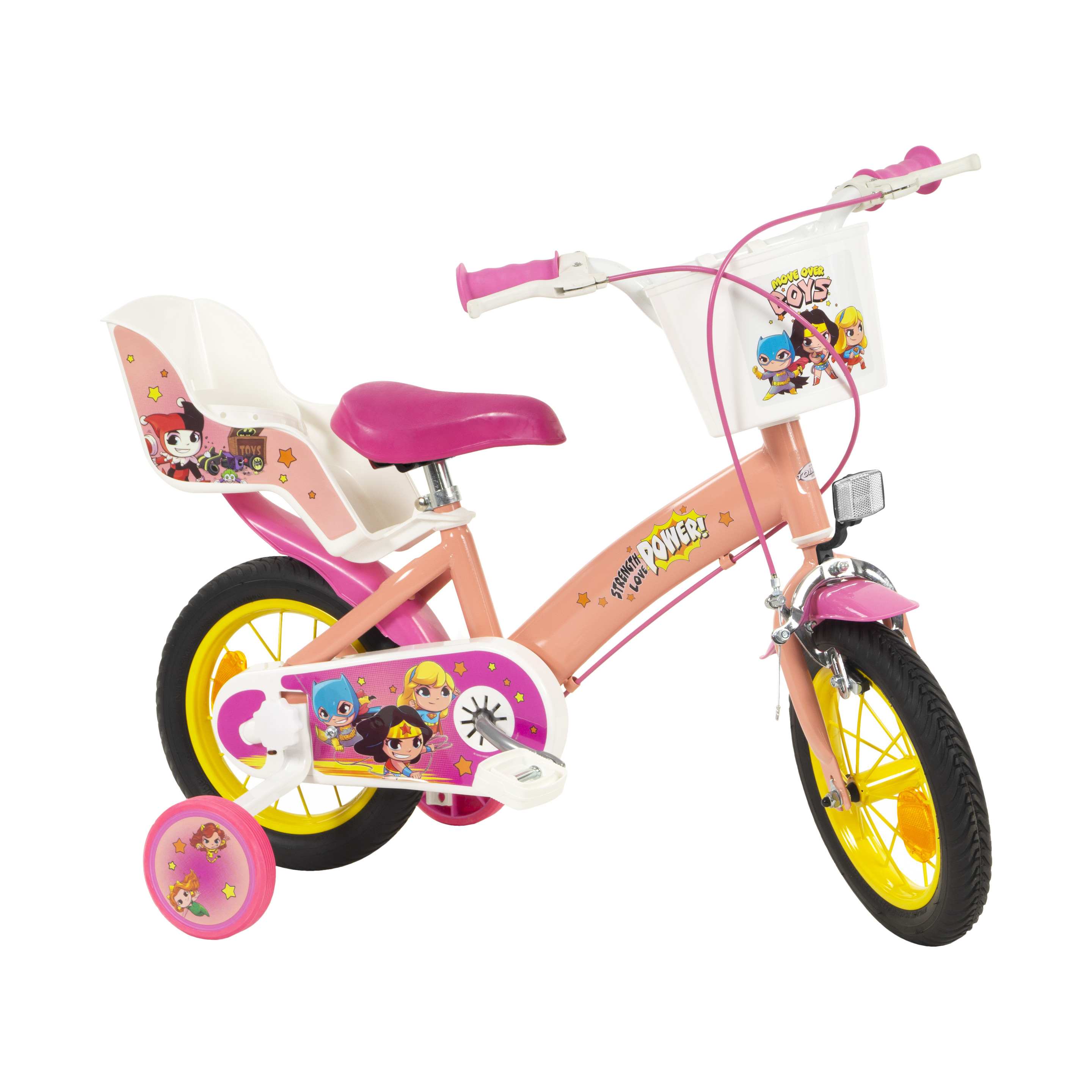 Bicicleta 12" Dc Girls Friends - Naranja Albaricoque  MKP