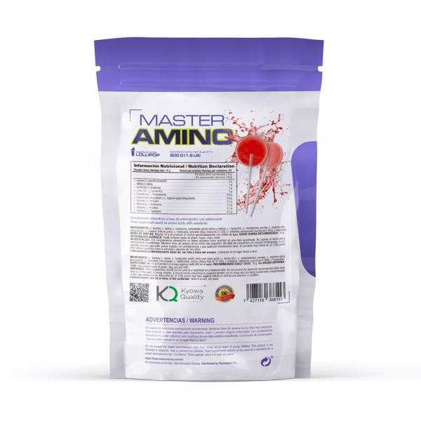 Master Amino - 800g De Mm Supplements Sabor Lollipop  MKP