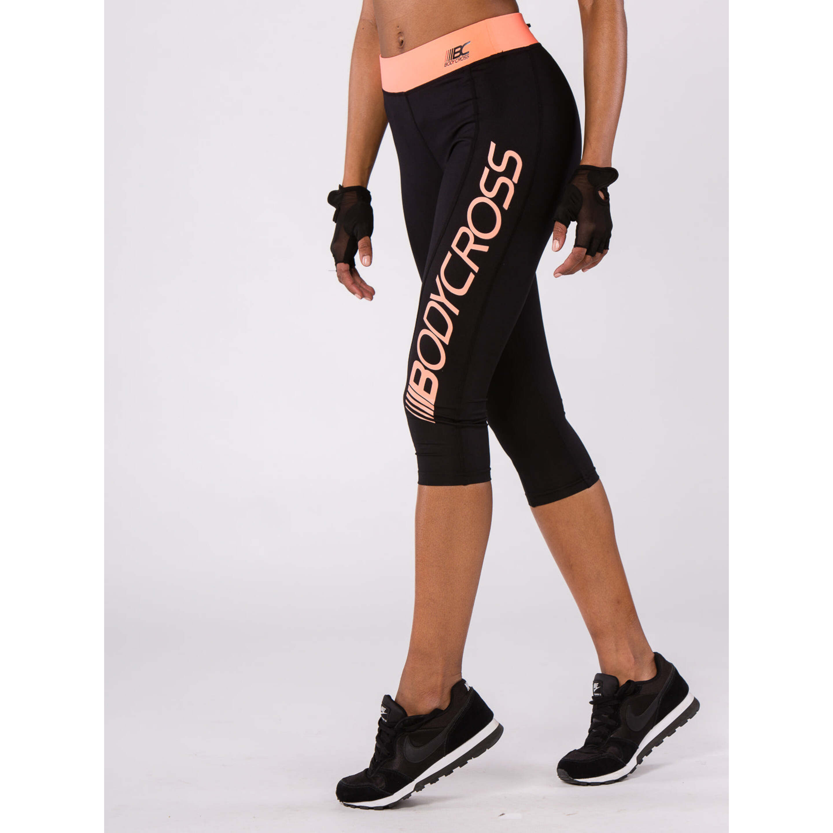 Legging De Corrida Paula ¾ Preta