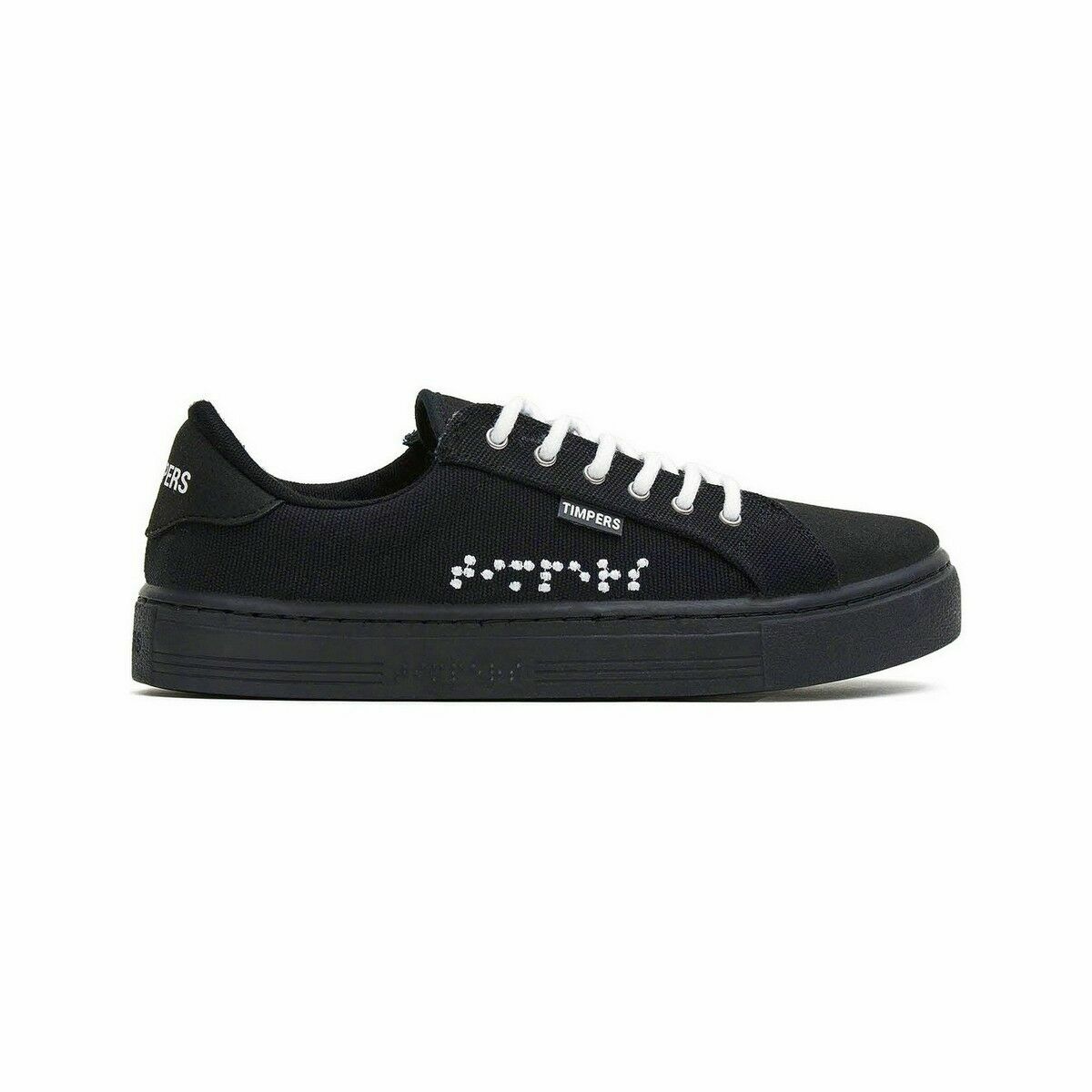 Ténis Casual Timpers Vulcan - negro - 
