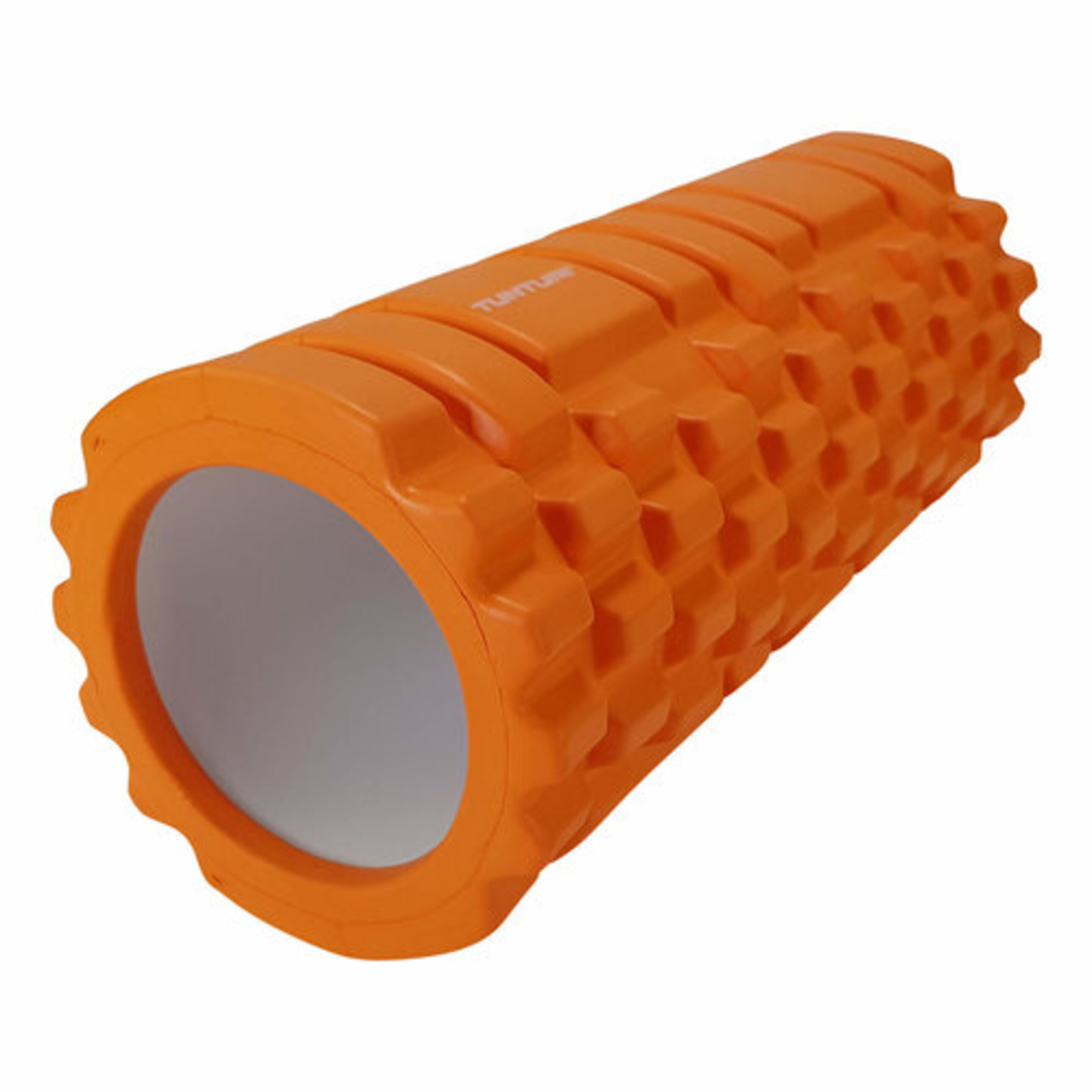 Rodillo De Masaje Yoga Foam Grid Roller Tunturi Naranja 33cm