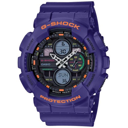 Reloj Casio G-shock Ga-140-6aer - morado - 