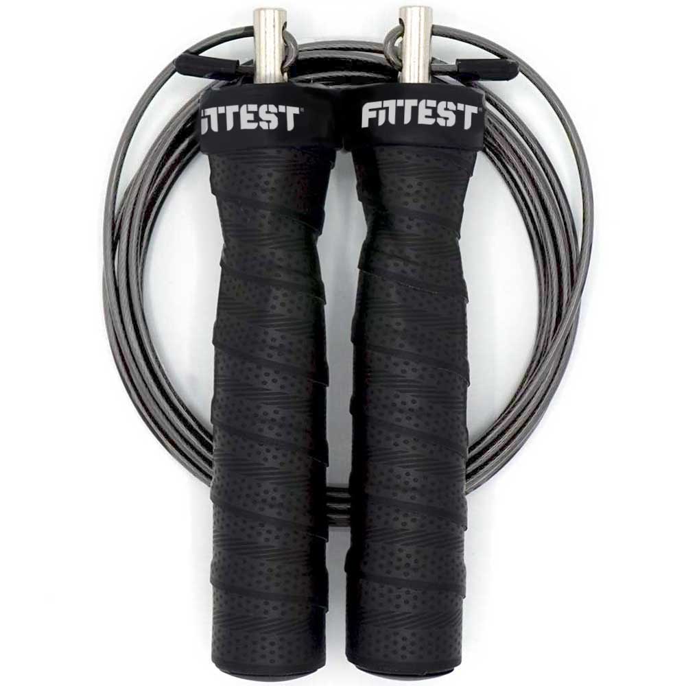 Speed Rope Erg Preta - Corda De Saltar - Fittest Equipment - negro - 