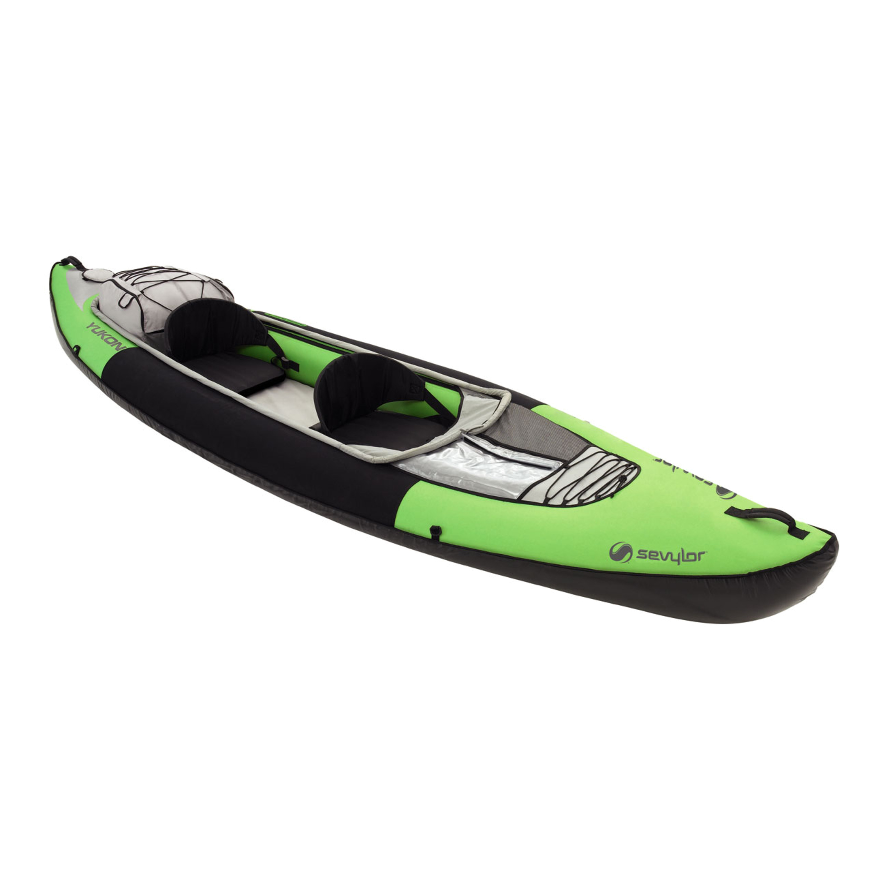 Kayak Yukon - negro-verde - 