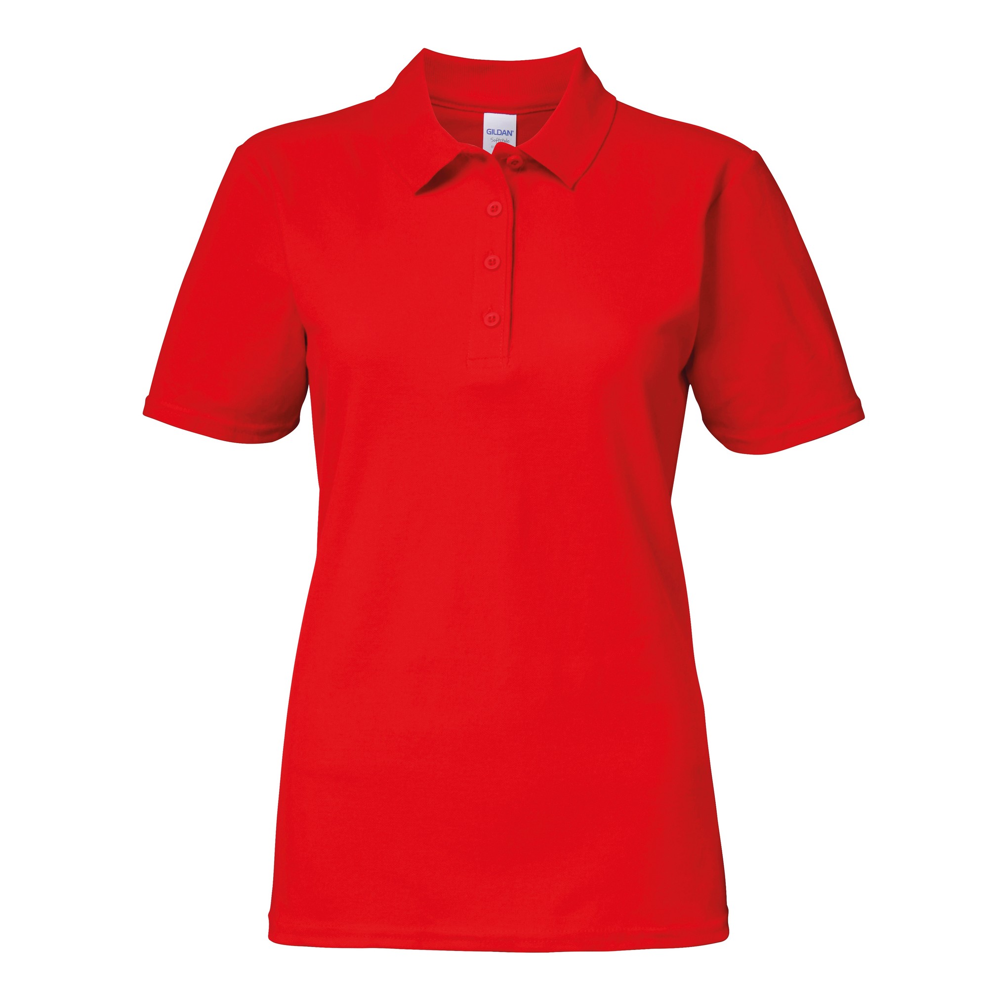Softstyle Womens/ladies Short Sleeve Double Pique Polo Shirt Gildan