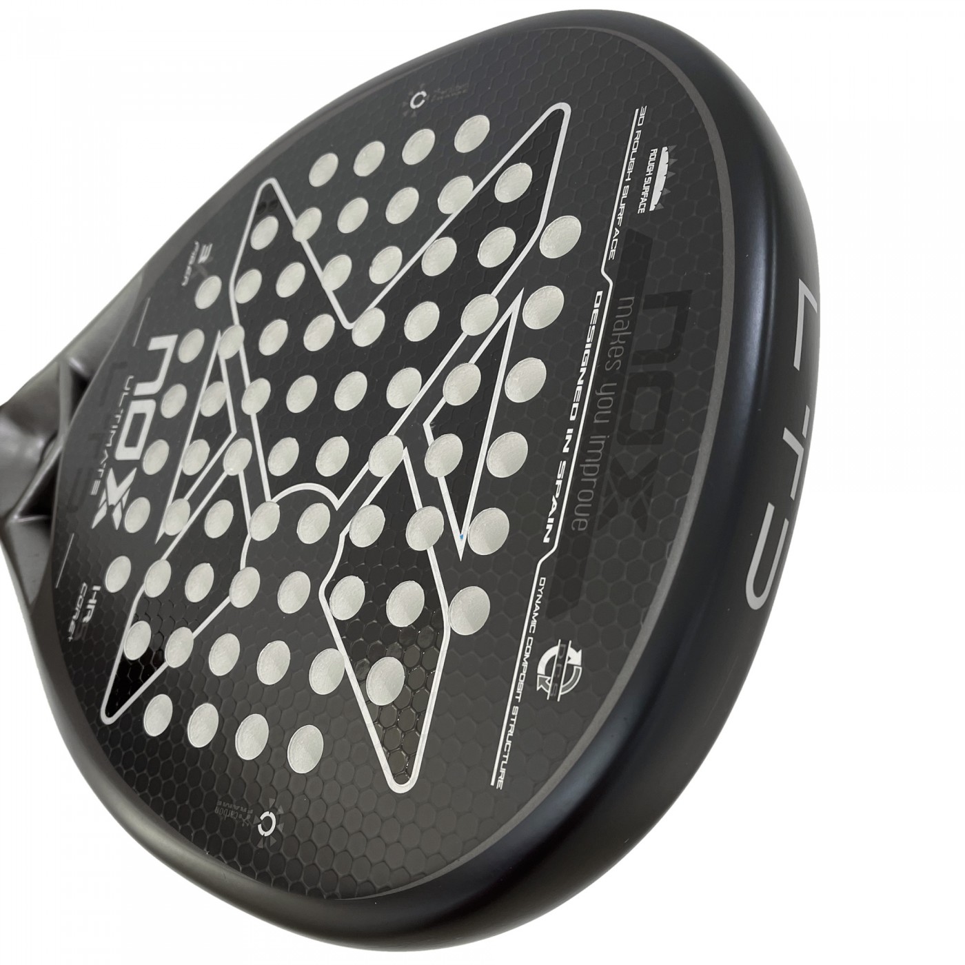 Raquete De Padel  Nox Ultimate Power Fiber Black Ltd