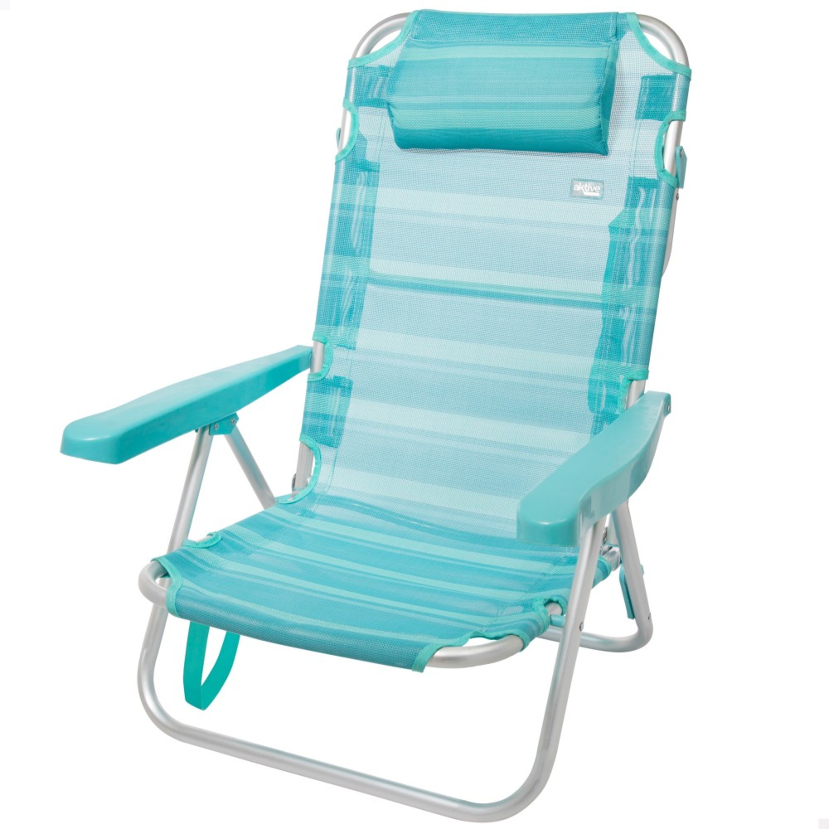 Cadeira Multiposição Alumínio Mediterrâneo Aktive - azul - 