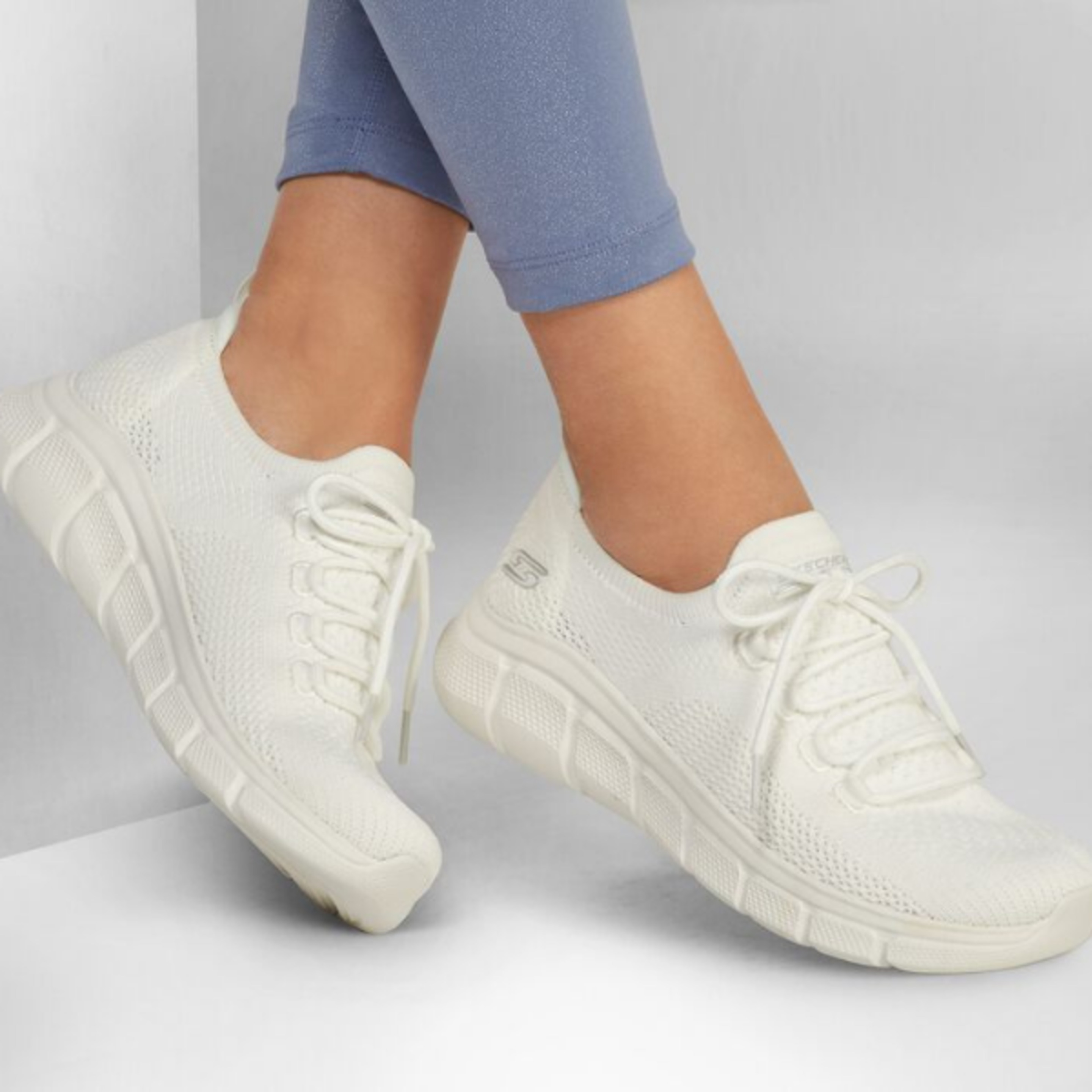 Zapatillas Skechers Bobs B Flex 117121/wht.