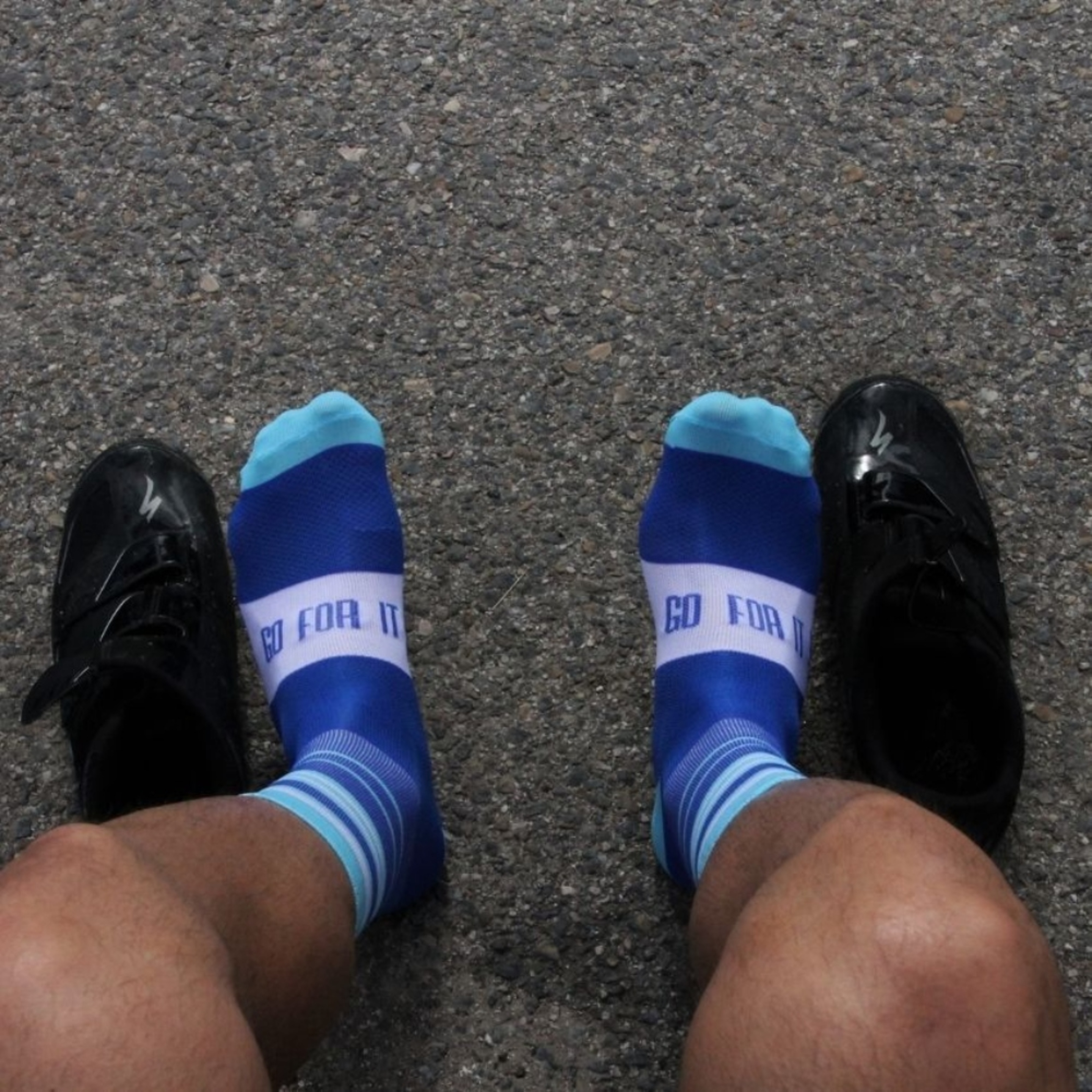 Calcetines Técnicos Ciclismo Numbi Sport Go For It Azul