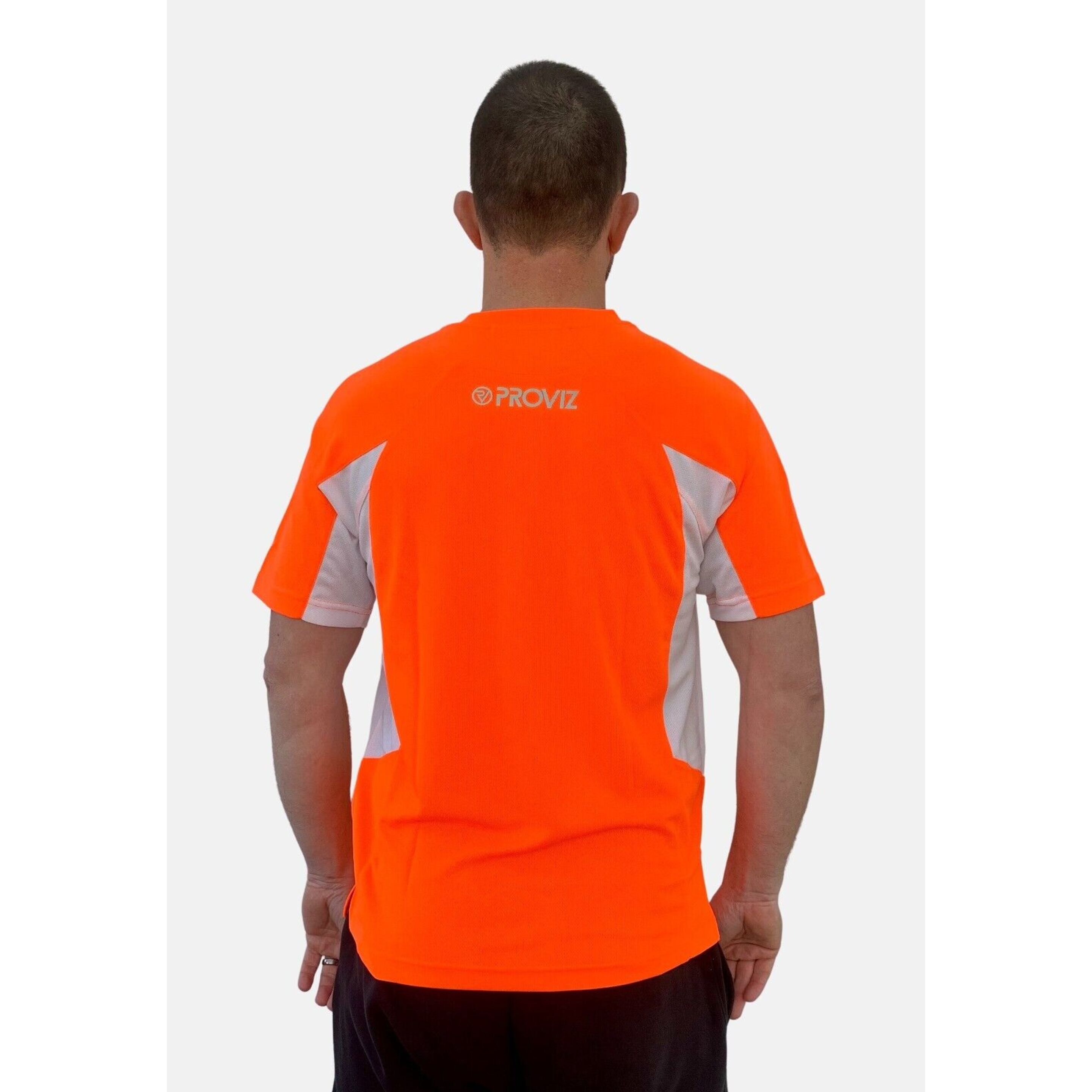 Camiseta Deportiva Proviz Classic Reflectante - Naranja  MKP
