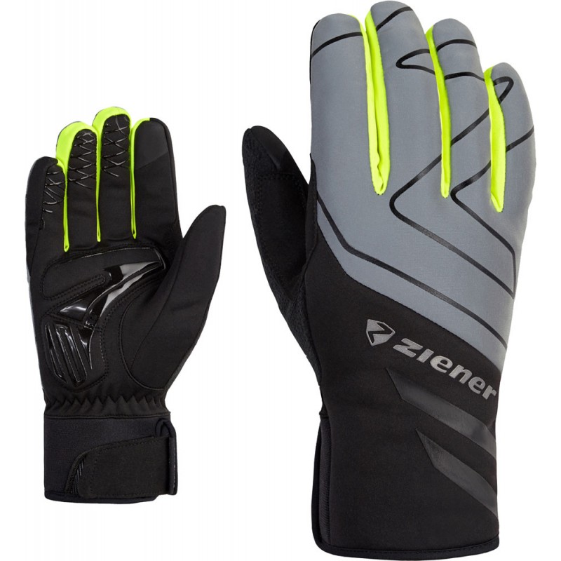 Guantes Ciclismo Ziener Daly Touch - negro-gris - 