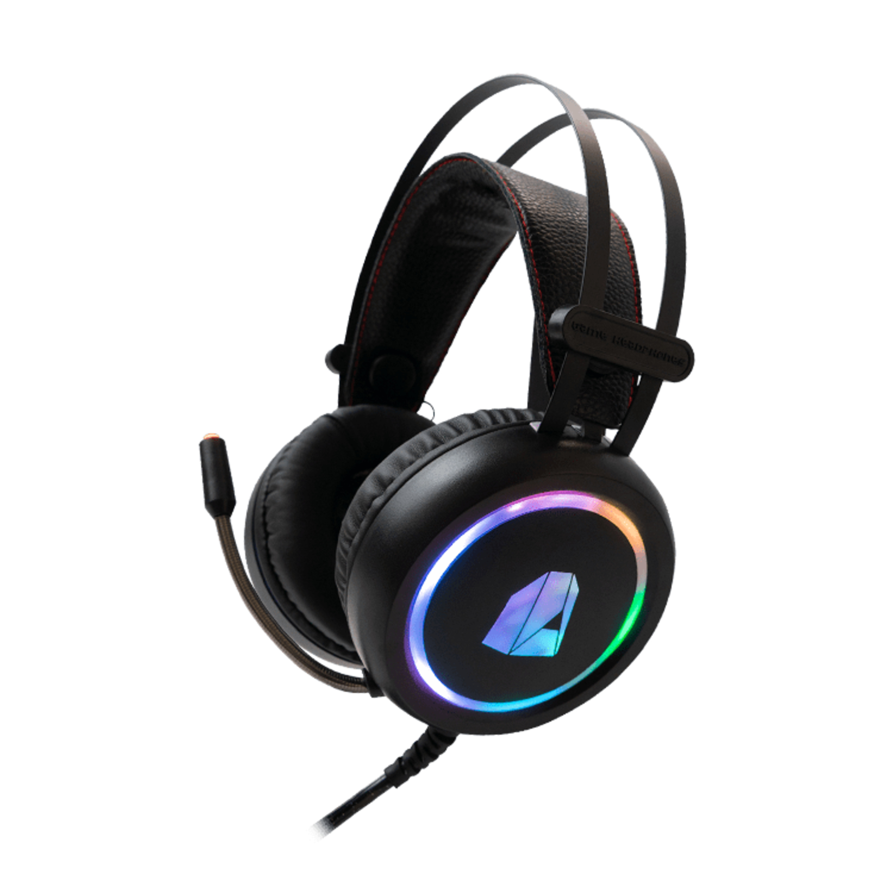 Headset Gaming Nitropc Nh10 Para Juegos Y Escuchar Música En Pc Con Iluminación Rgb Personalizable - Negro  MKP