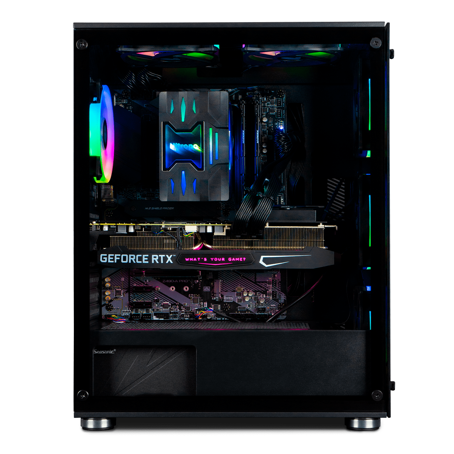 Pack Pc Gaming Nitropc Diamond Plus - Intel I7-11700, Rtx 3050 8g, 16g Ram, 1t M2, 1t Hdd - W11, Wi-fi