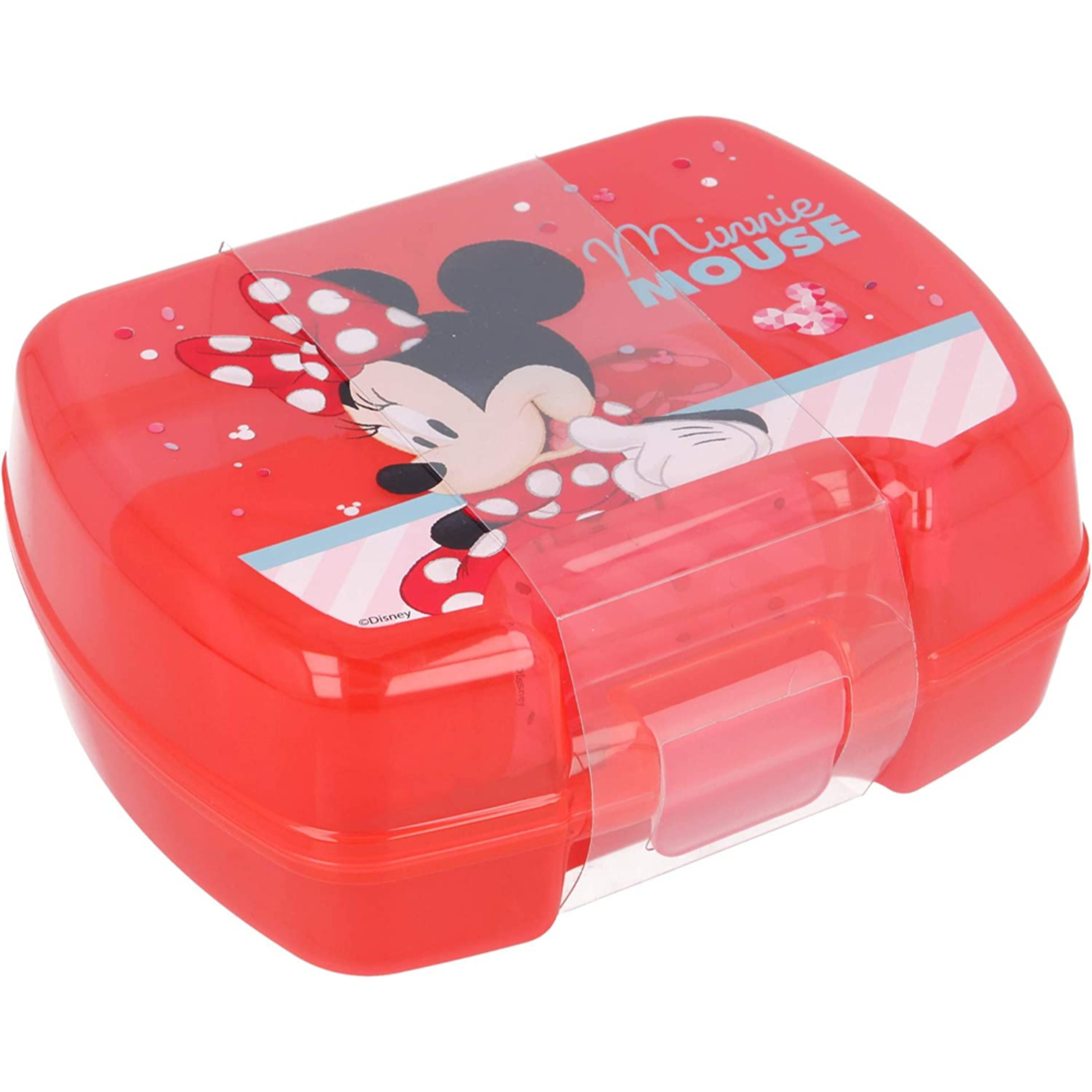 Sandwichera Minnie Mouse 72138 - rojo - 