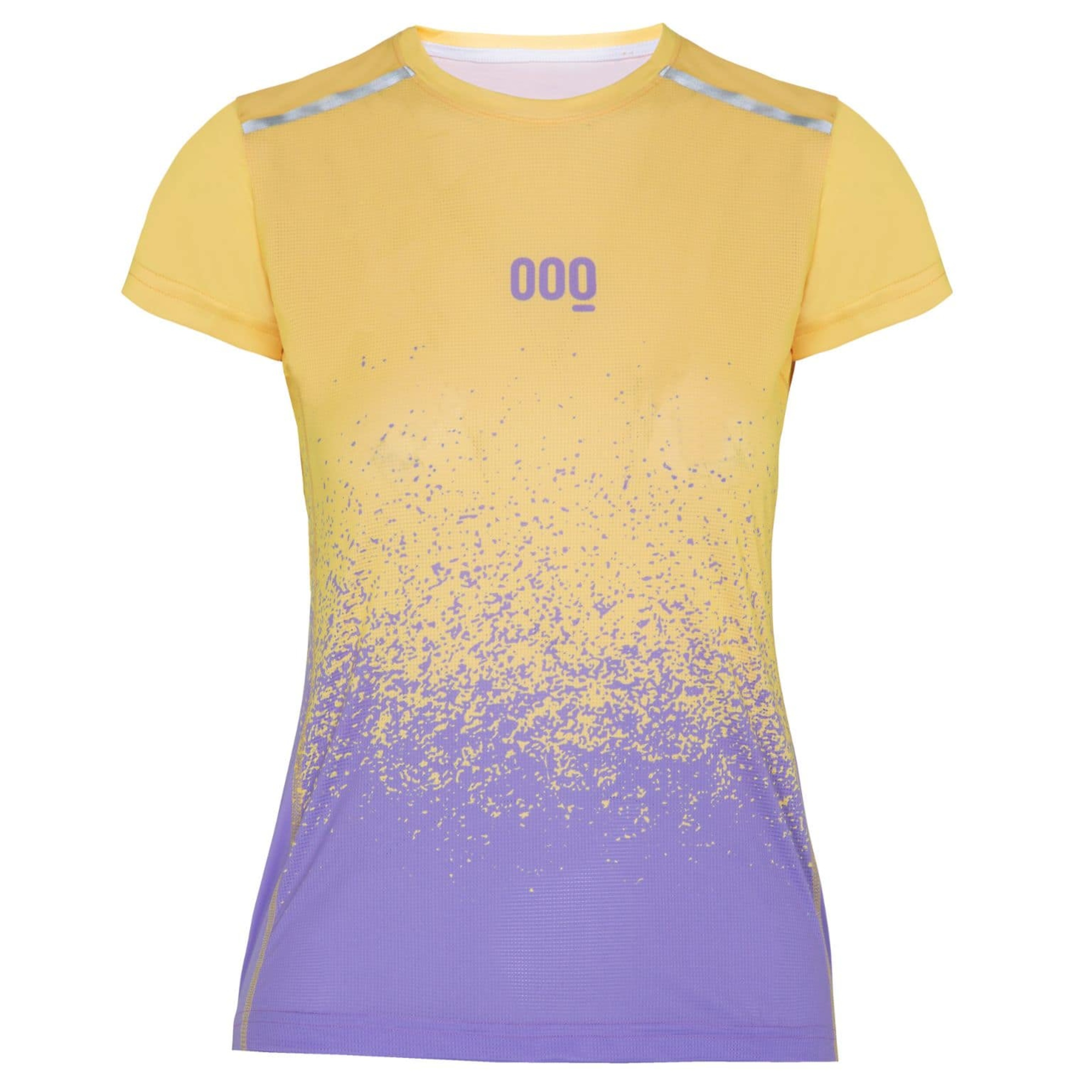 Camiseta Técnica Running Trail Run Mooquer Yellow Fade E - Trail