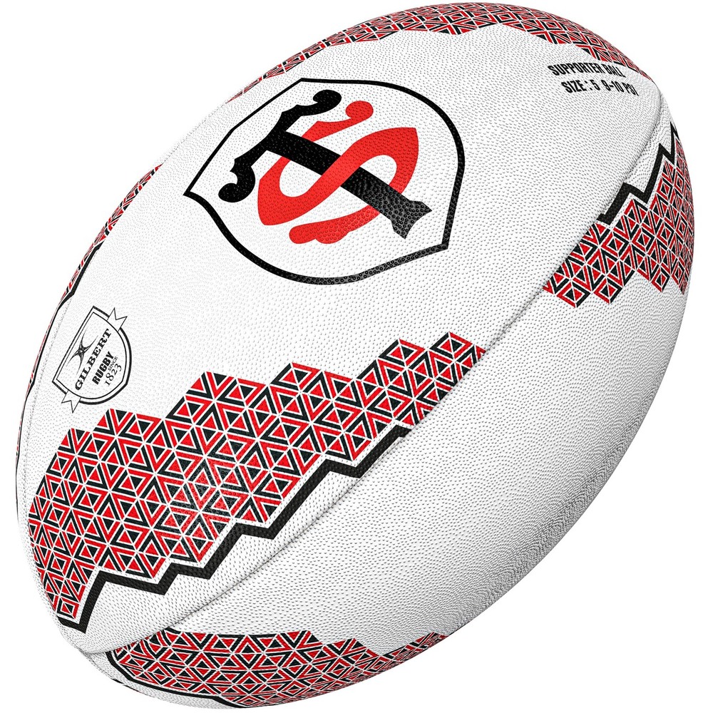 Balón Rugby Gilbert Stade Toulousain - blanco - 
