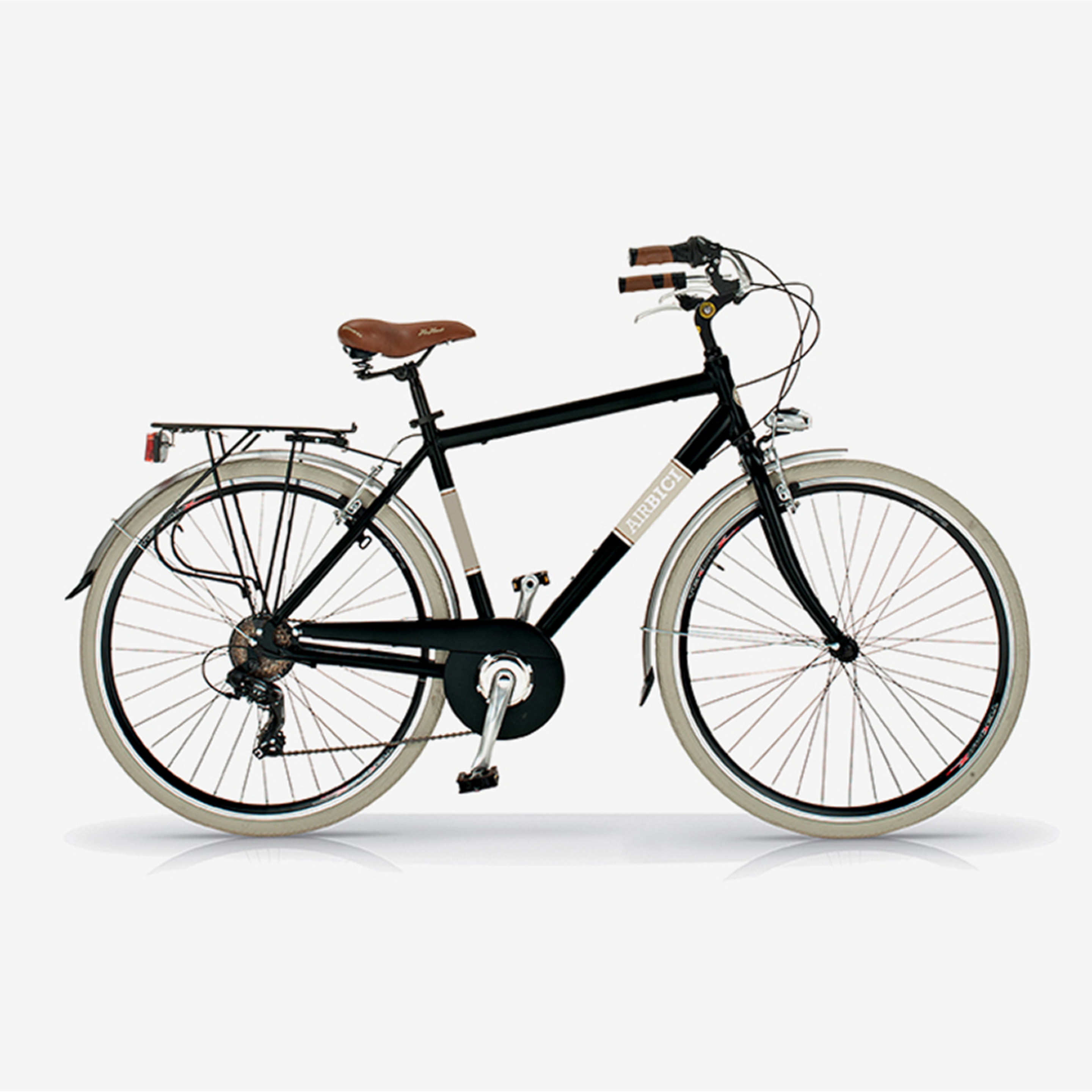 Bicicleta De Ciudad  Airbici 605am Elegance - negro - 
