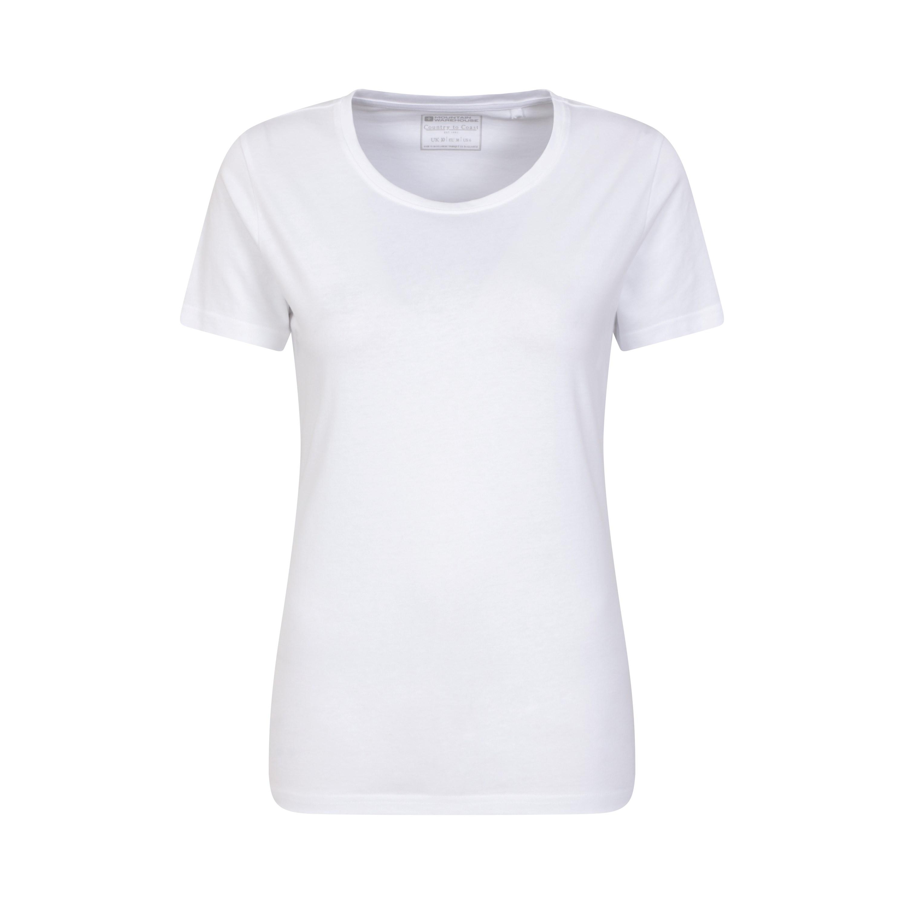 Camiseta Mountain Warehouse Basic - blanco - 