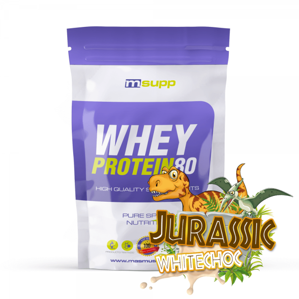 Whey Protein80 - 1kg De Mm Supplements Sabor Jurassic White Choc -  - 