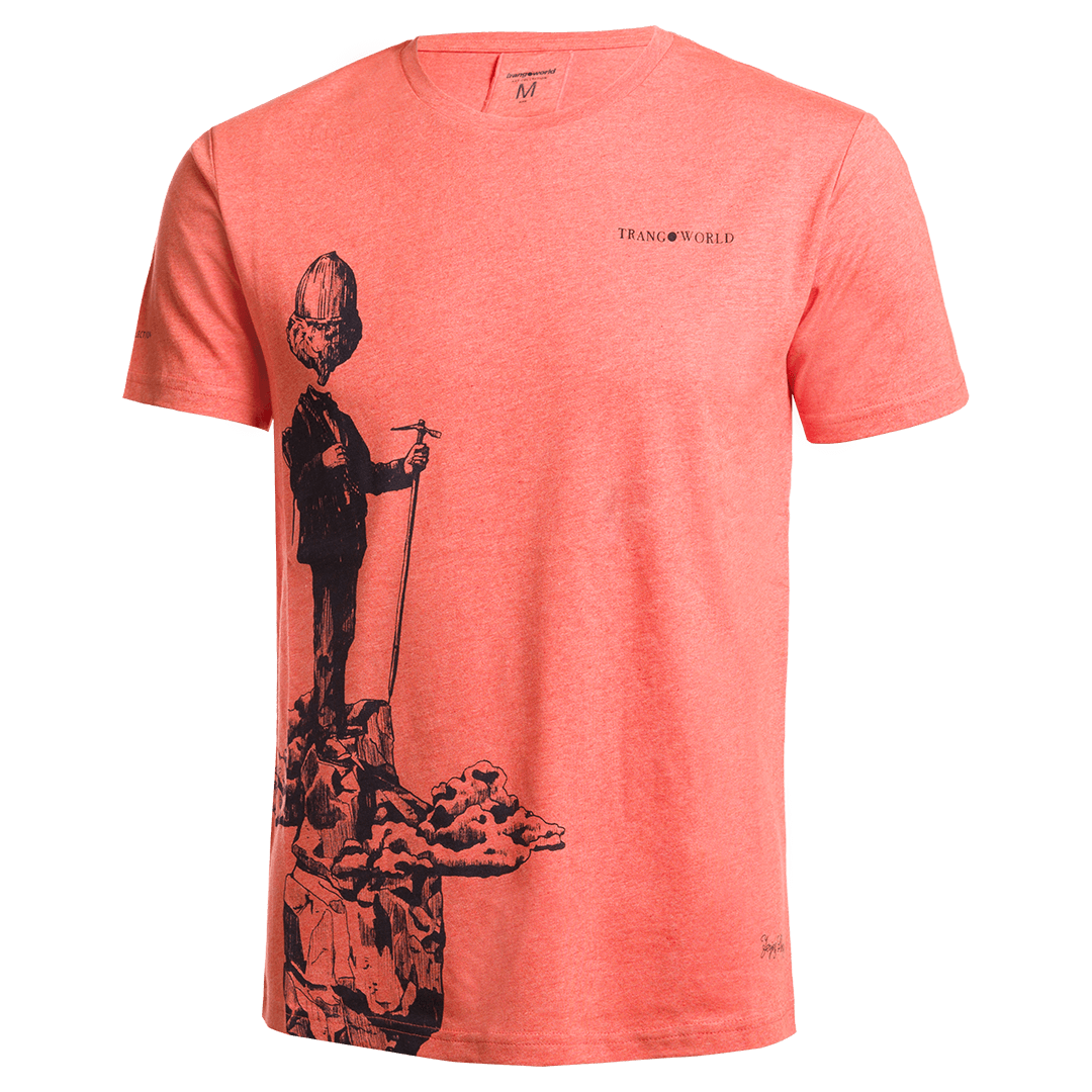 Camiseta Trangoworld Nubes - naranja - 