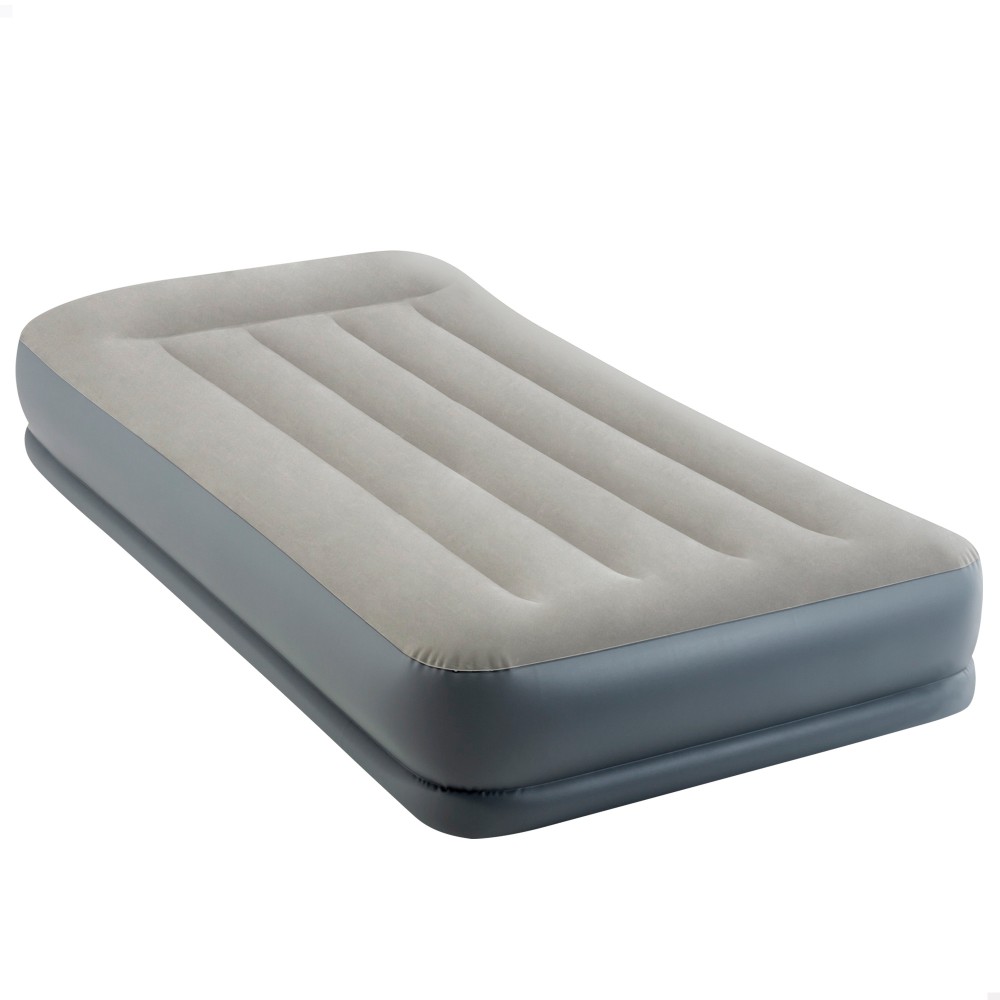 Colchón Hinchable Intex Individual Talla S Dura-beam Estándar Pillow Rest Mid-rise - gris - 