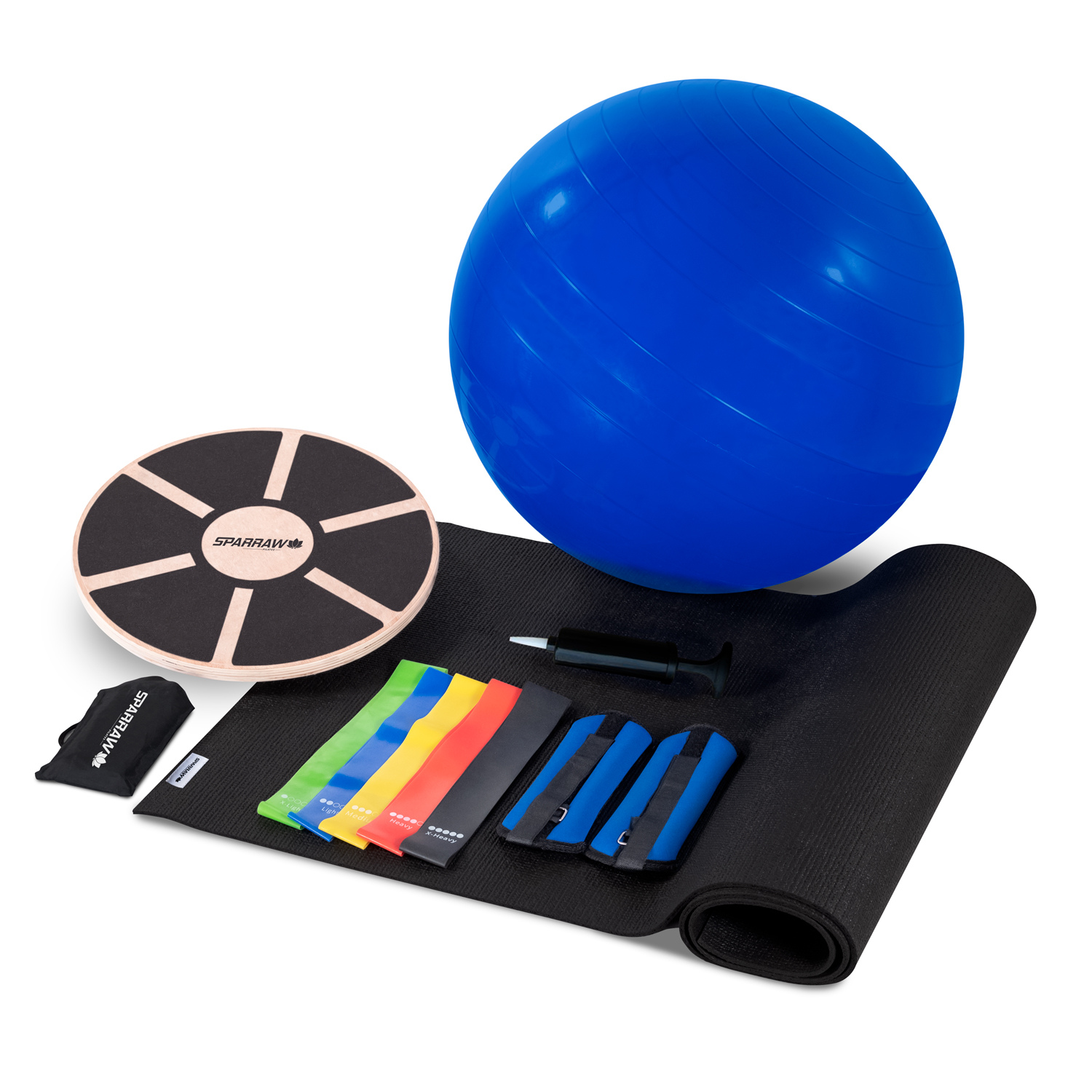 Kit De Pilates, Equilibrio Y Fortalecimiento Pilyo 173 X 60 X 0.6 Cm - multicolor - 