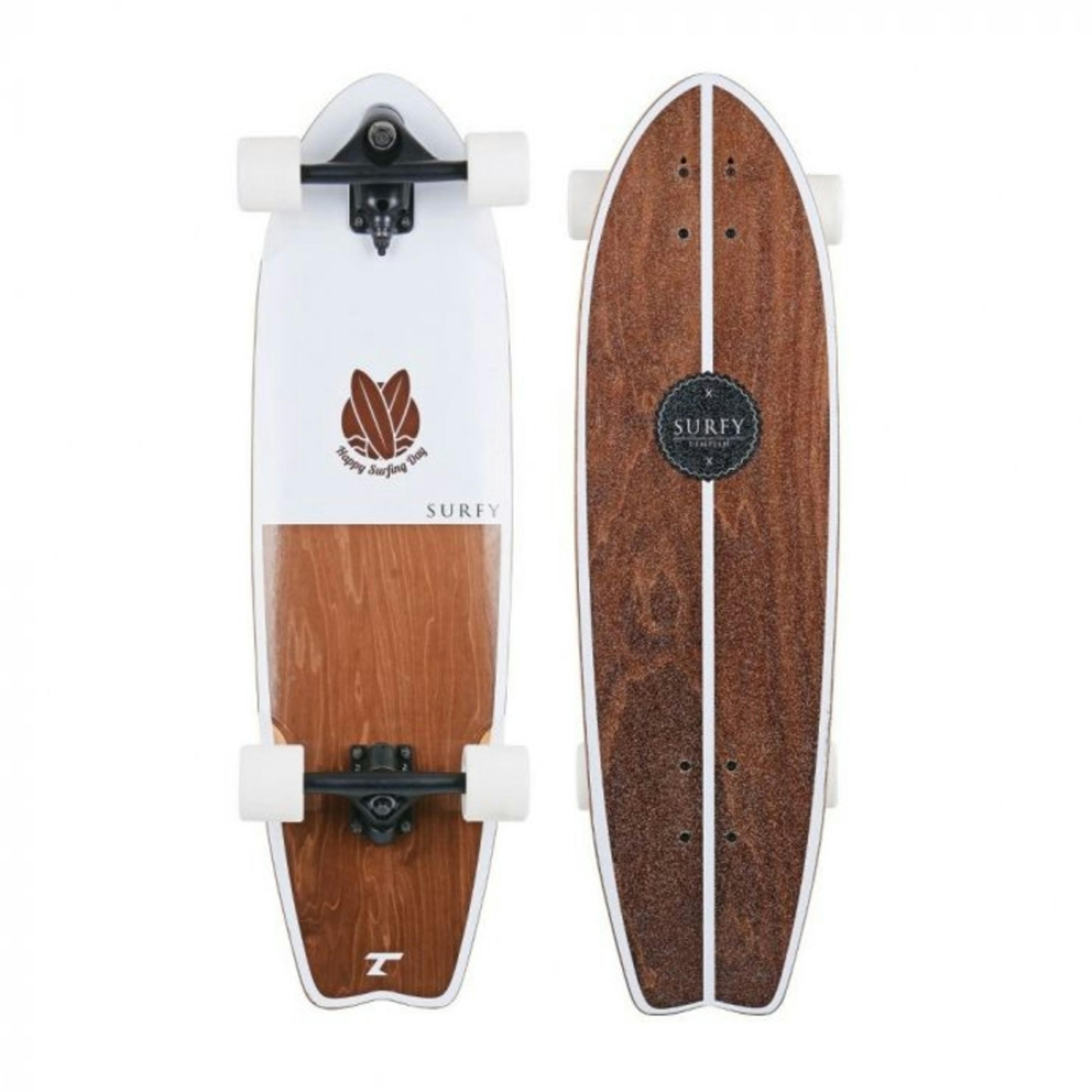 Monopatín Longboard Tempish Surfy Ii - madera - 