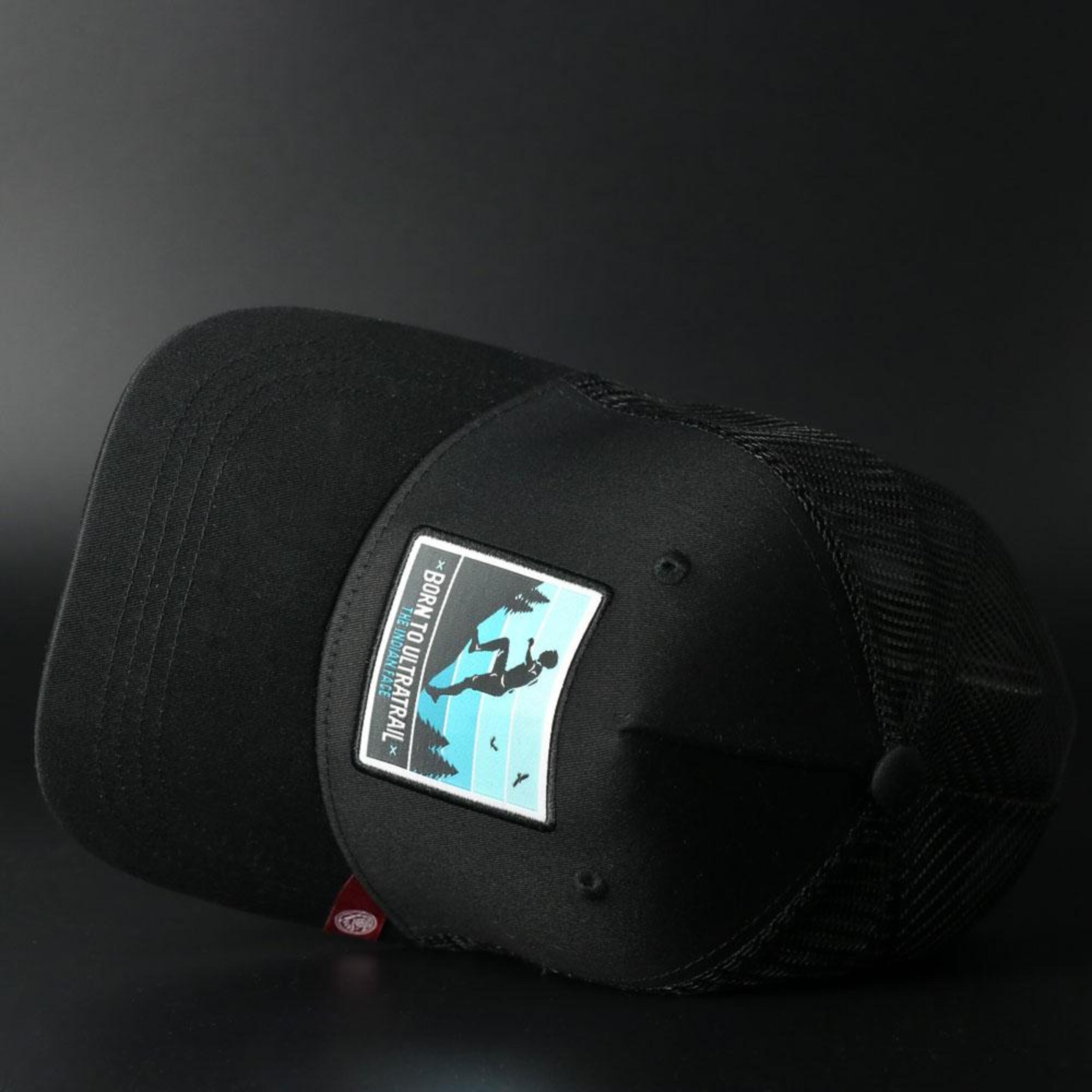 Gorra Trucker Born To Ultratrail Negro The Indian Face Para Hombre Y Mujer