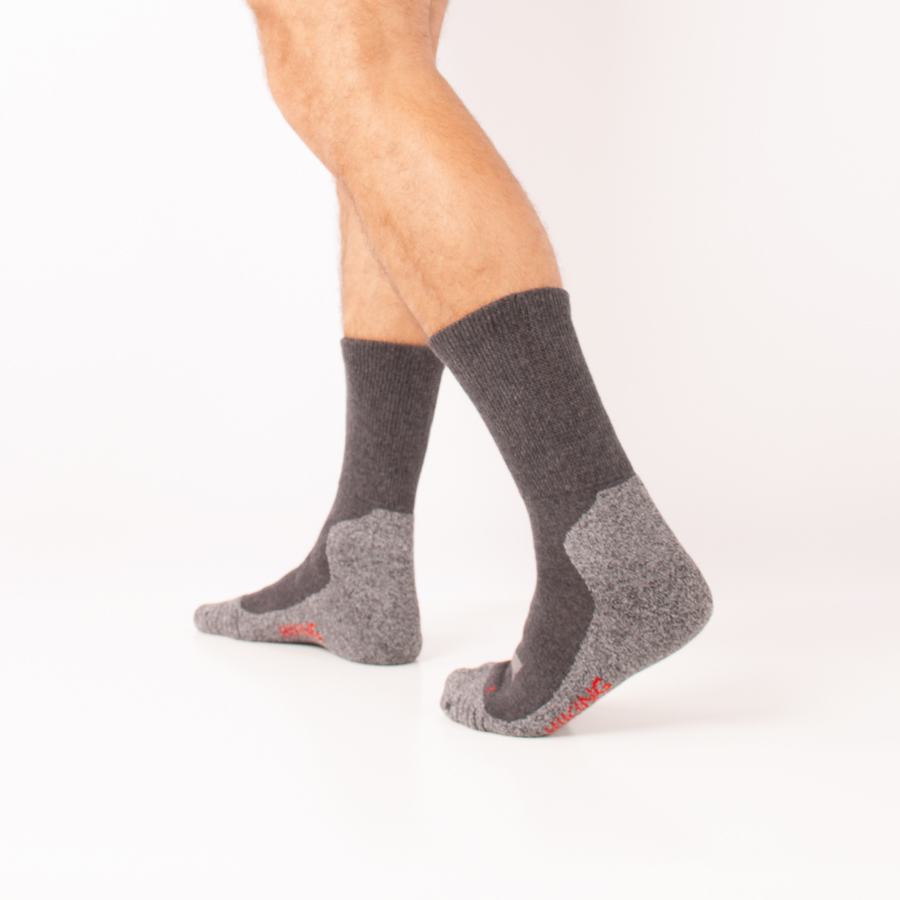 Paquete 2 Pares Calcetines Xtreme Sockswear De Senderismo - Gris - Antitranspirantes De Caña Alta  MKP