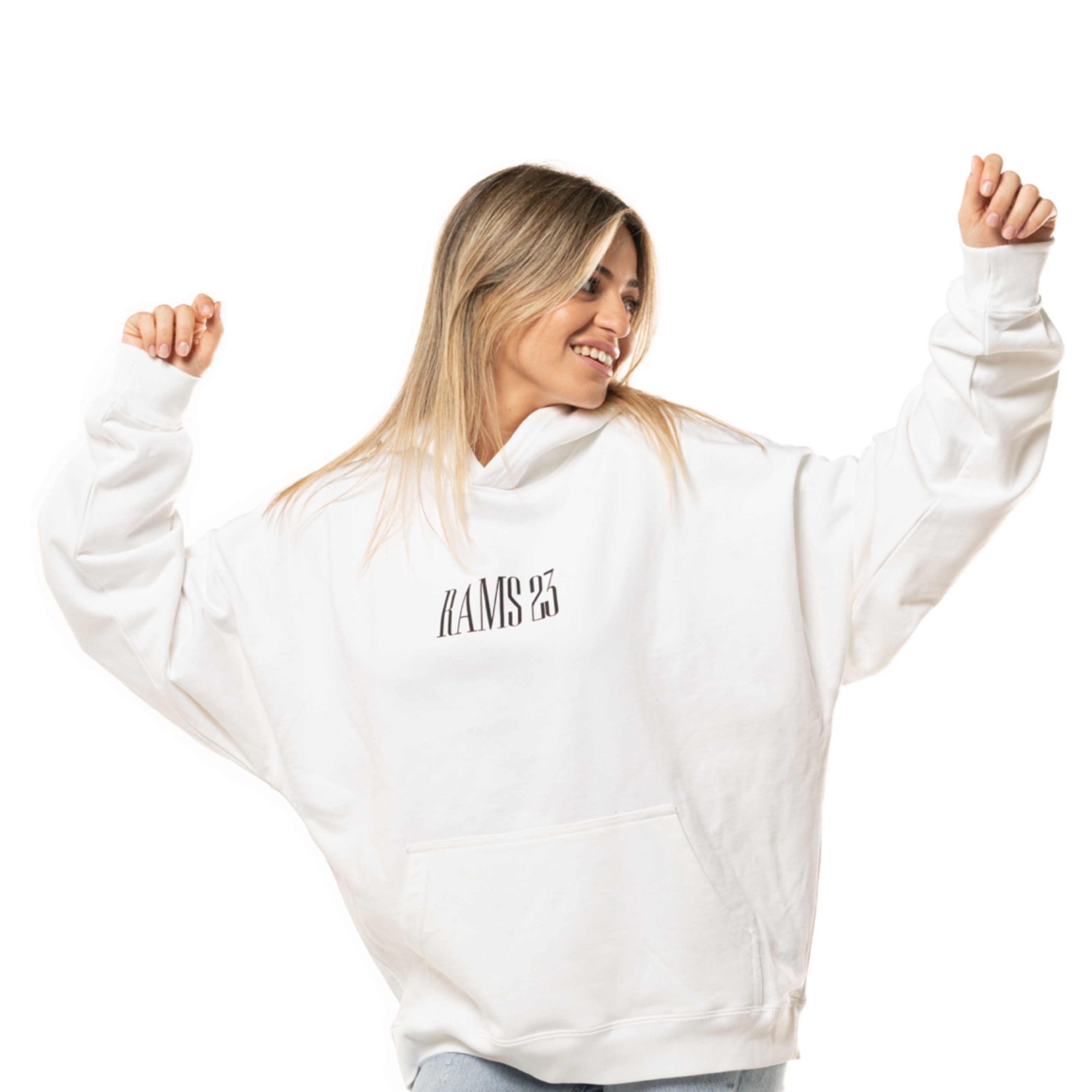 Sudadera Oversize News Rams 23