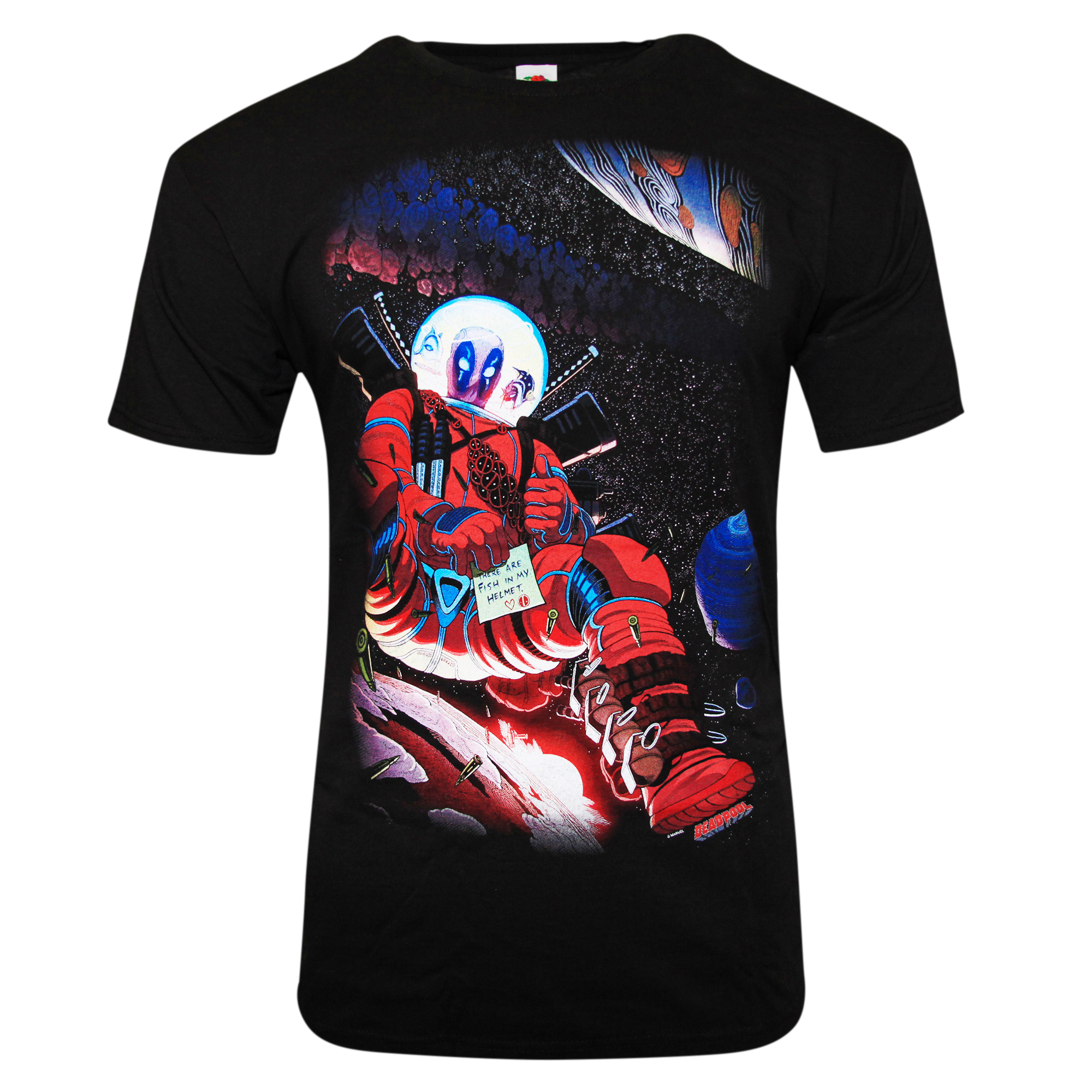 Camiseta Diseño Space Adultos Deadpool - negro - 