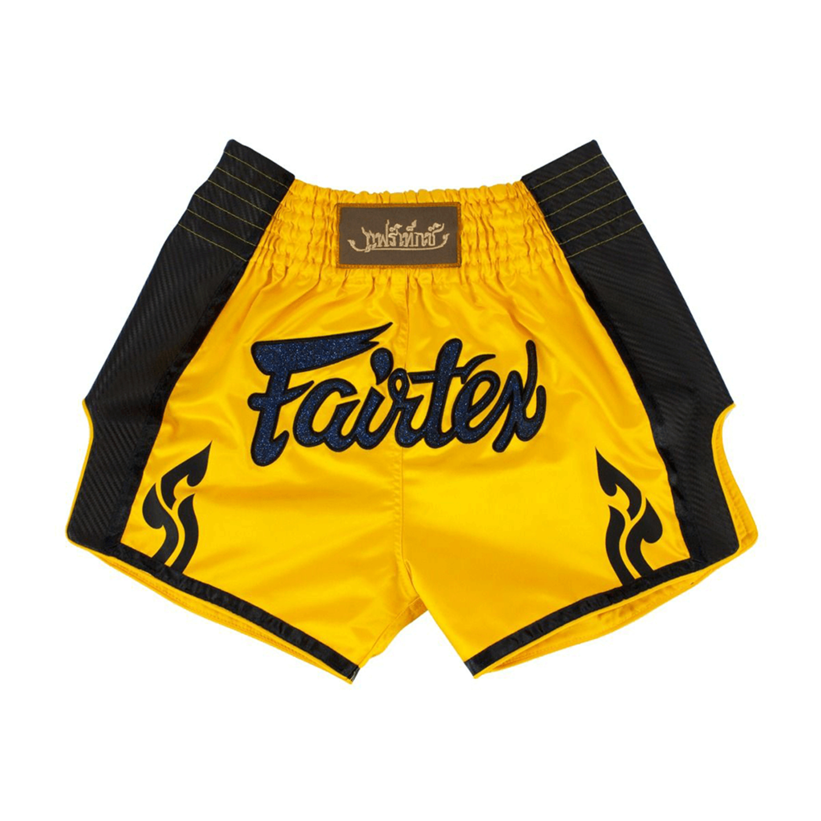 Calções Muay Thai Fairtex S17 - Amarelo/Preto | Sport Zone MKP
