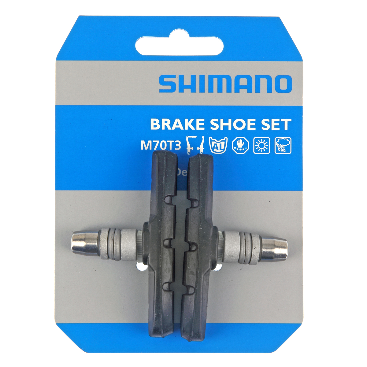 Zapatas Freno Shimano Completa M070t3 Br-m600/570/330 Freno-v