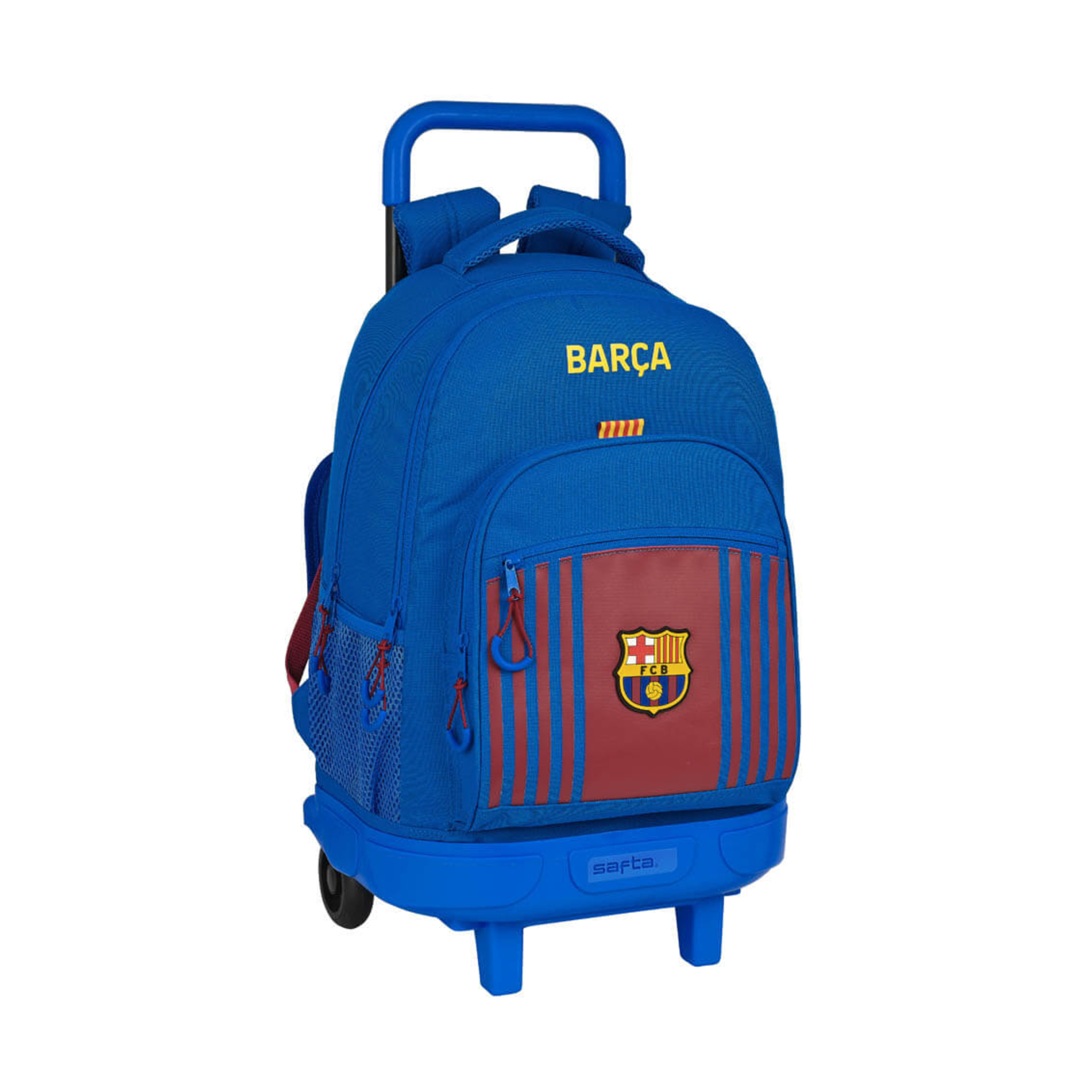 Mochila Compact Com Rodas Barcelona - azul - 