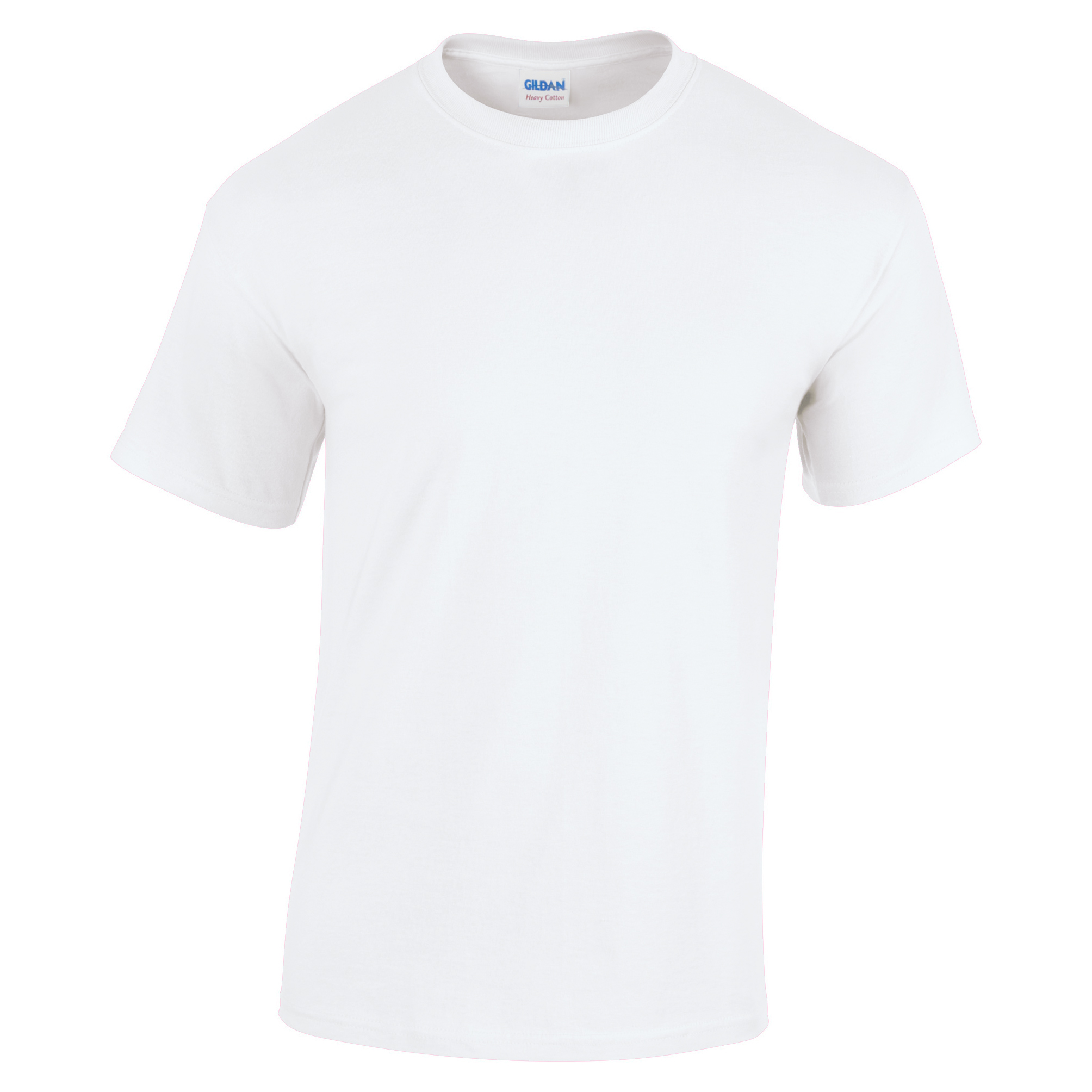 Camiseta Básica De Manga Corta Con Algodón Grueso (paquete De 2) - blanco - 