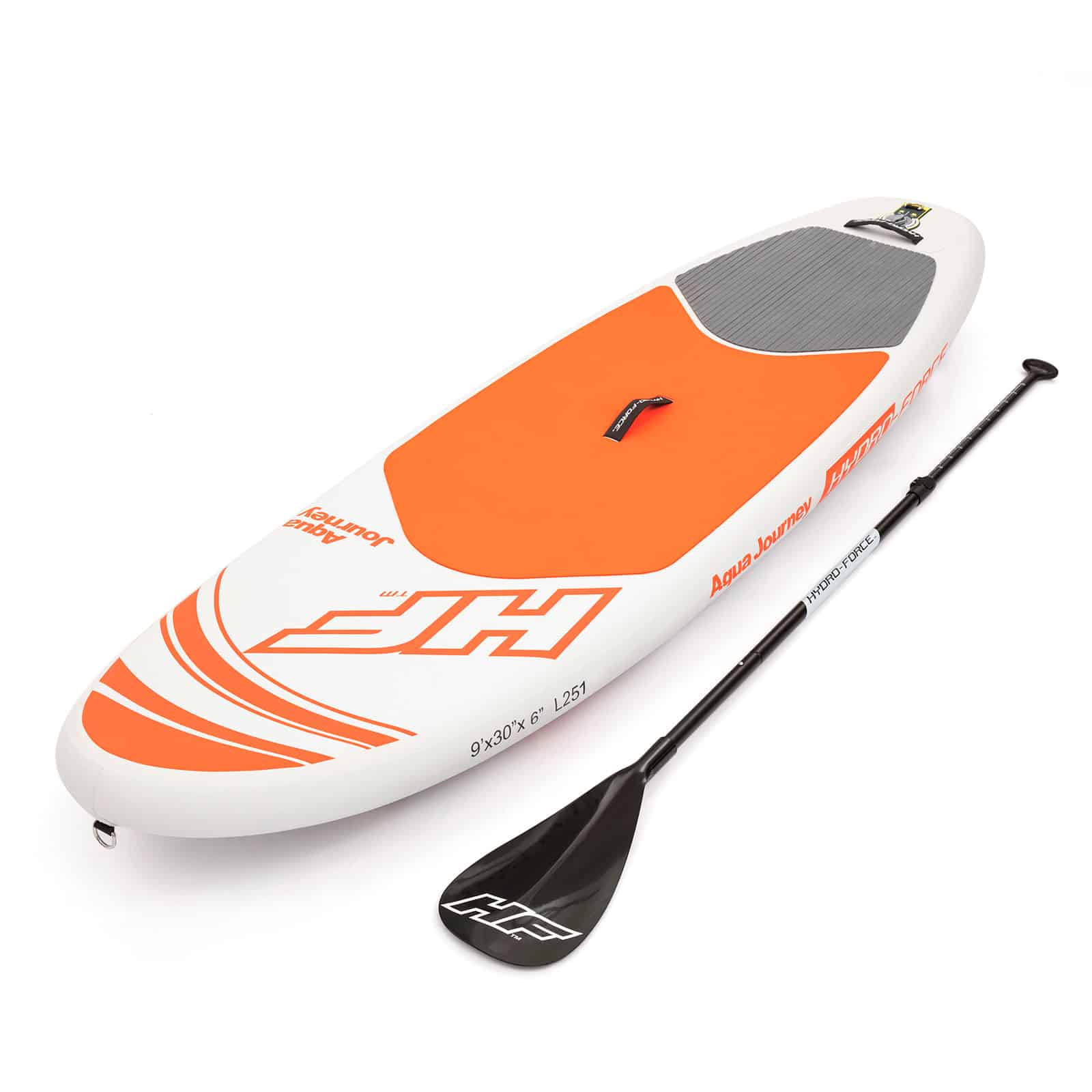 Tabla Paddle Surf Hinchable Bestway Hydro-force Aqua Journey 274x76x12 Cm Con Bomba Y Bolsa De Viaje