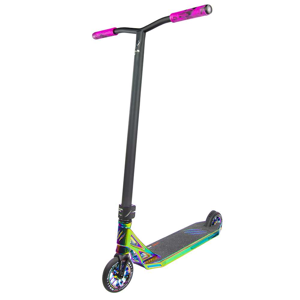 Patinete Scooter Bestial Wolf Hunter53 - verde-rosa - 
