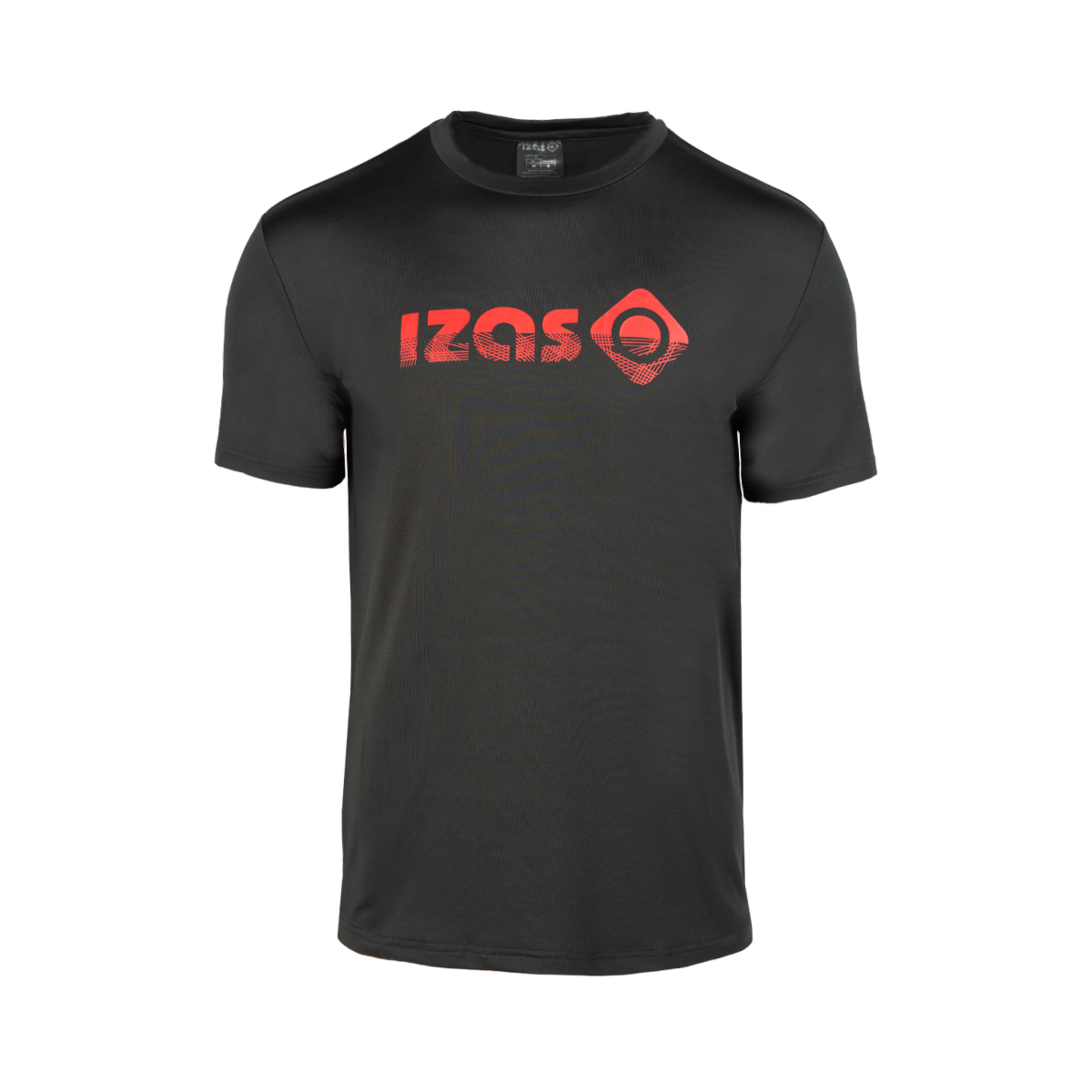 Camiseta Técnica Deportiva De Manga Corta Izas Harper Ii - negro-rojo - 