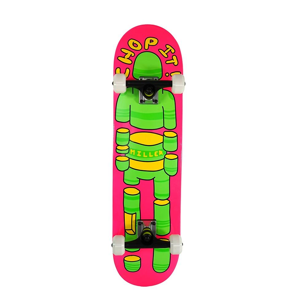 Skateboard Completo Miller Chop It Arce 31,75"x8" Abec7 Ruedas Creek Shr  MKP