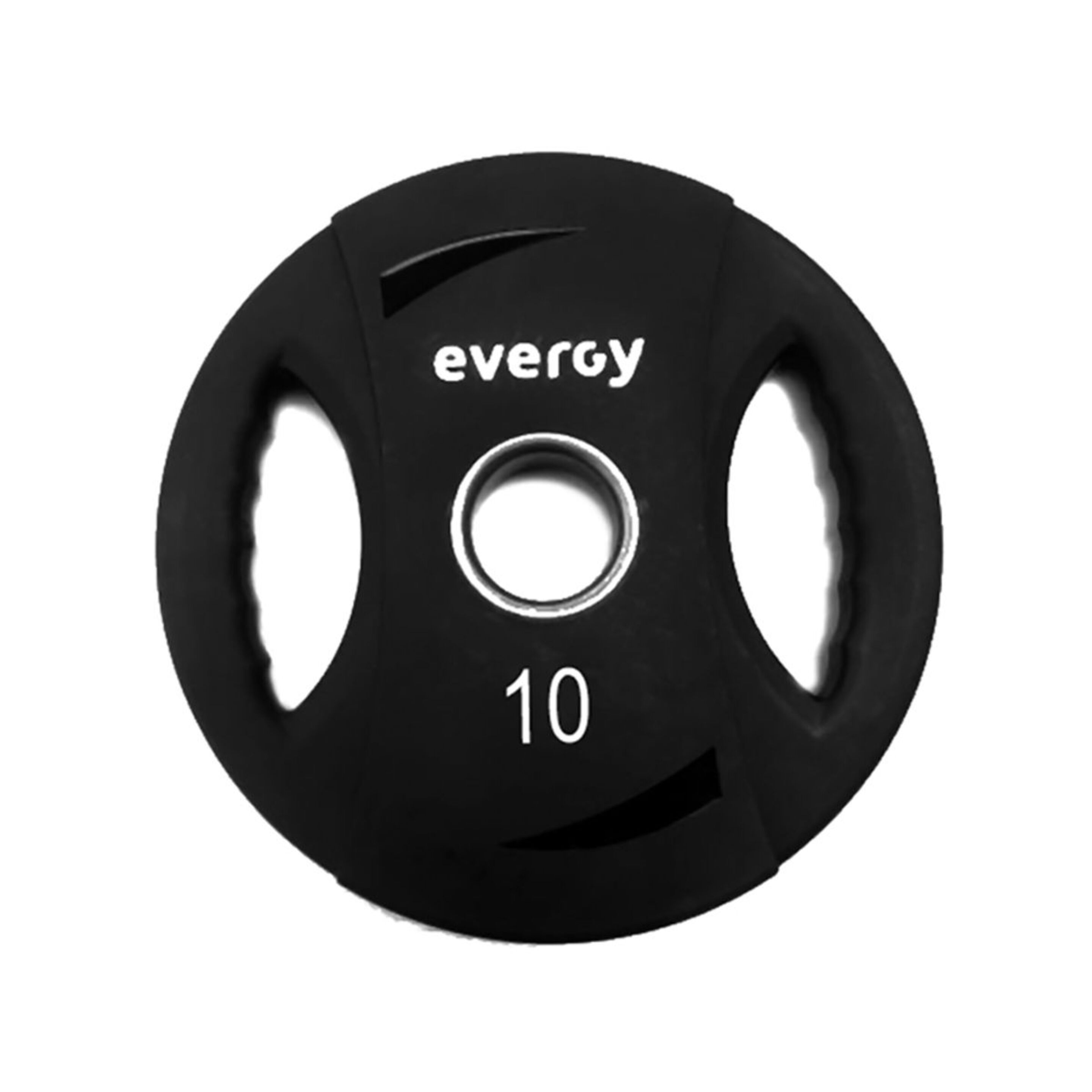 Disco Olímpico élite Pu Evergy 10 Kg - negro - 
